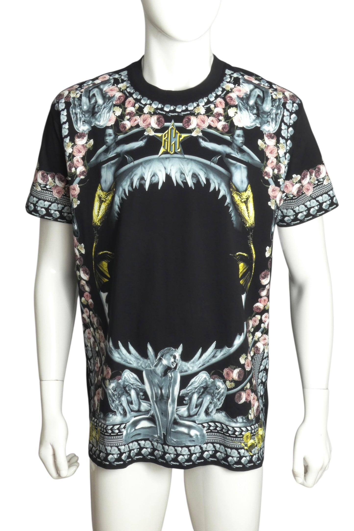 GIVENCHY- 2014 Orgy Graphic Print T-Shirt, Size Small