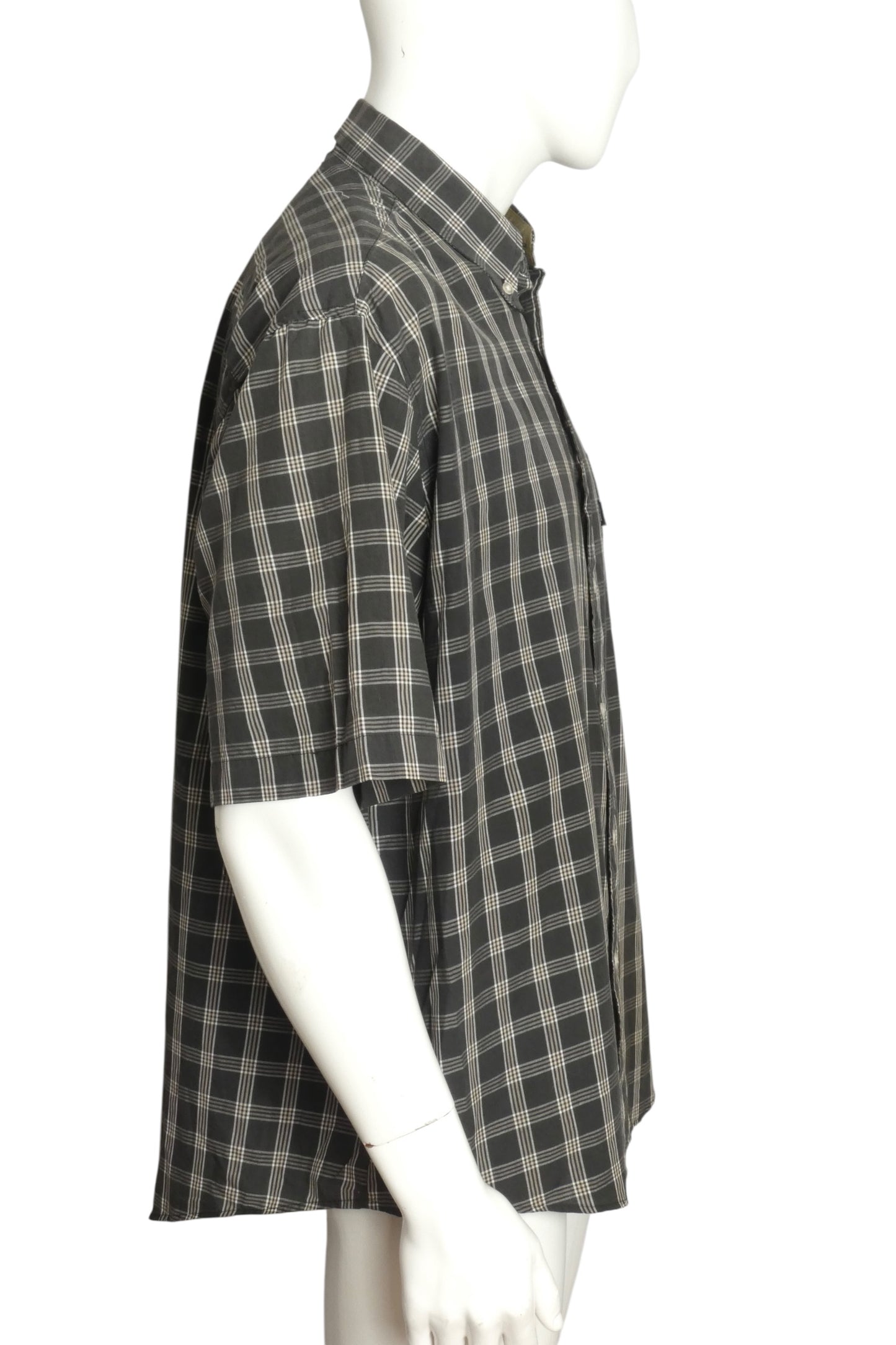 MOSCHINO JEANS- 1980s Plaid Short Sleeve Shirt