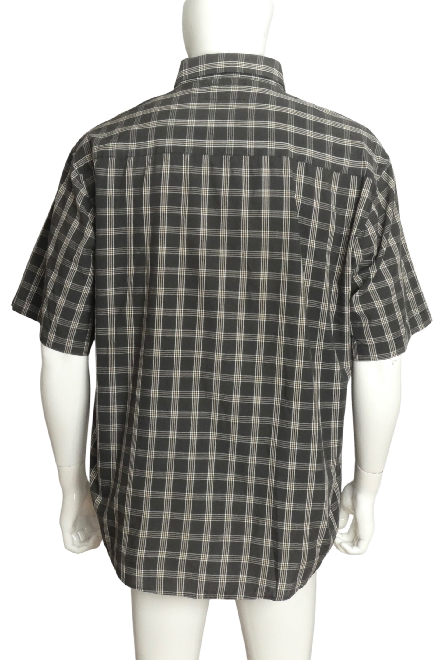 MOSCHINO JEANS- 1980s Plaid Short Sleeve Shirt