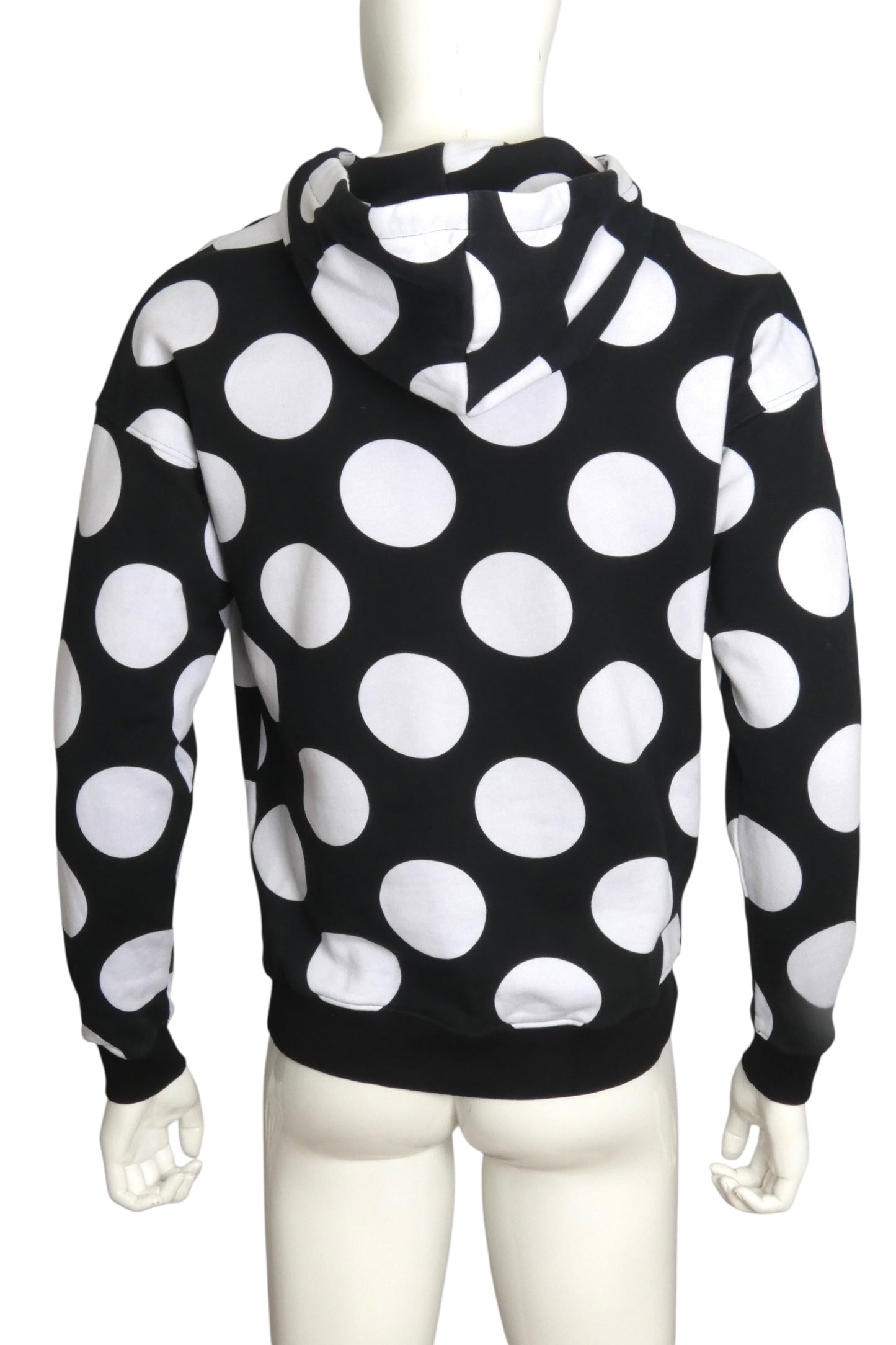 MOSCHINO COUTURE- Polka Dot Hoodie Sweatshirt, Size Small