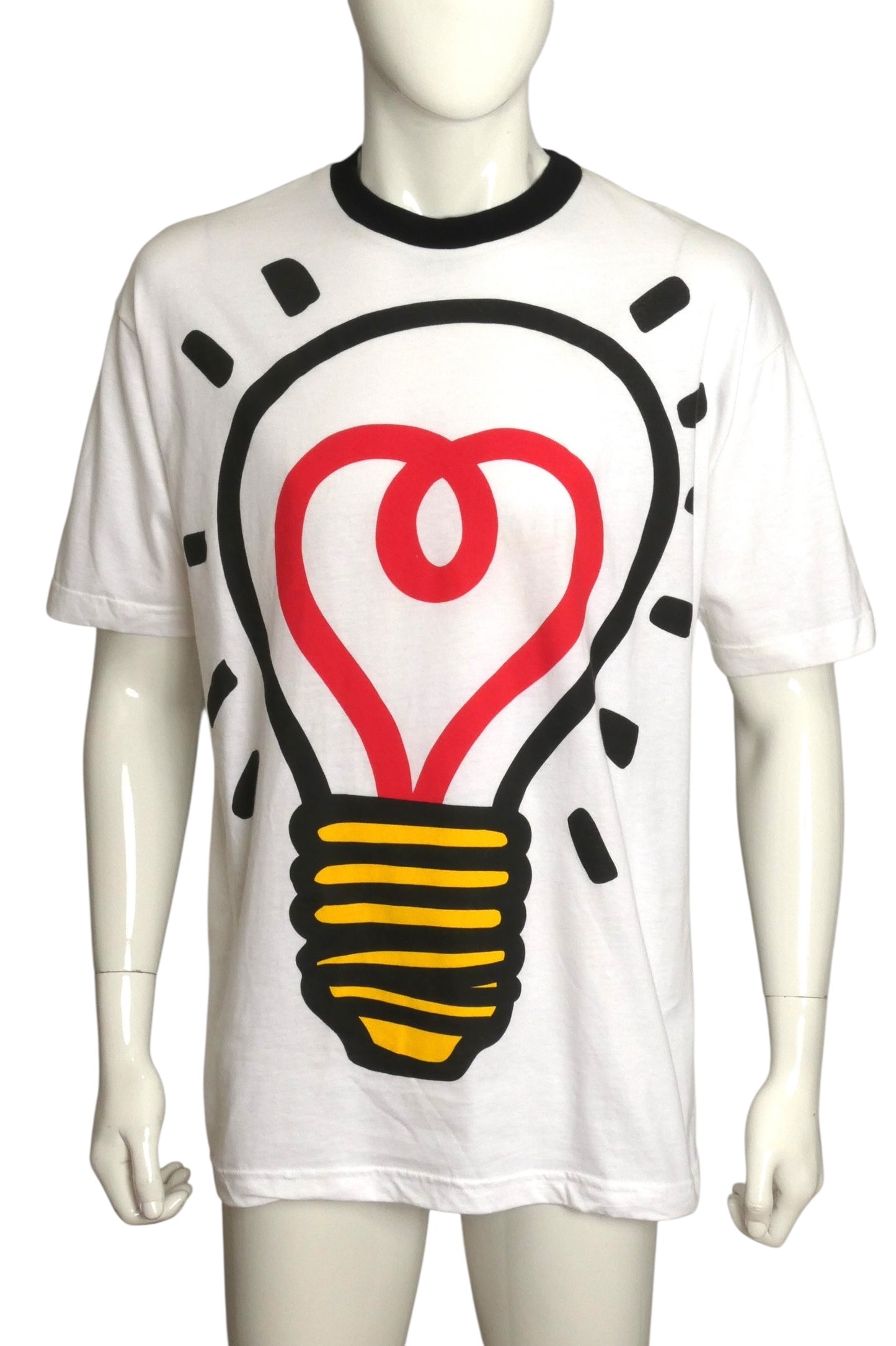 MOSCHINO JEANS- NWT Light Bulb Graphic T-Shirt, Size XL