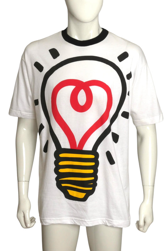 MOSCHINO JEANS- NWT Light Bulb Graphic T-Shirt, Size XL