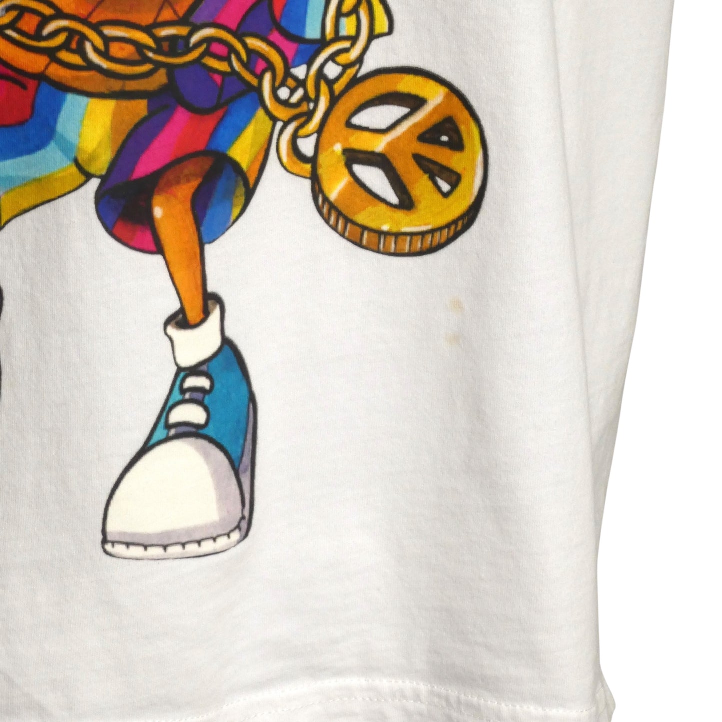 MOSCHINO FOR RIACHUELO 2021 Pineapple Graphic T-Shirt, Size Medium