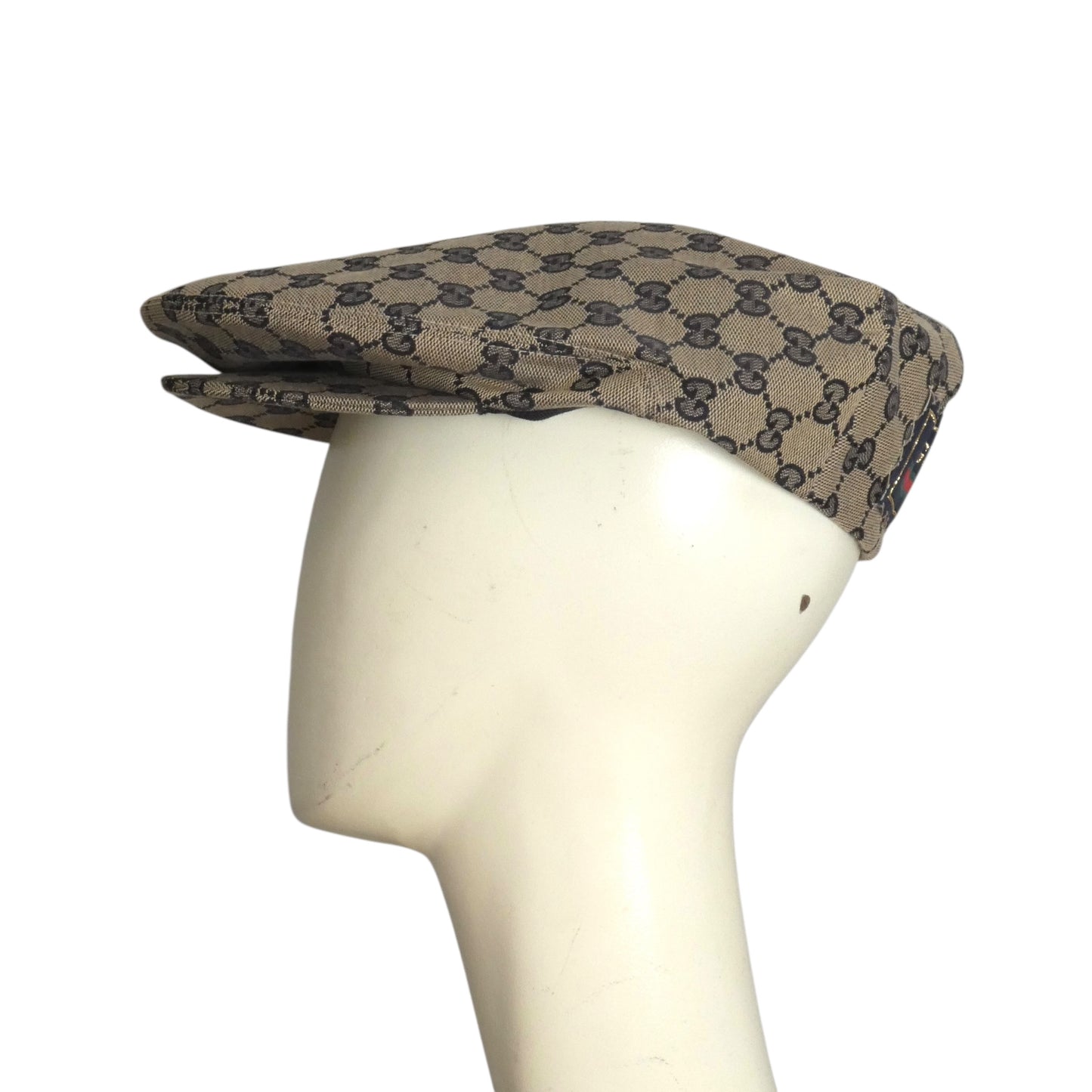 GUCCI- NWT Supreme Logo Flat Cap, Size XL