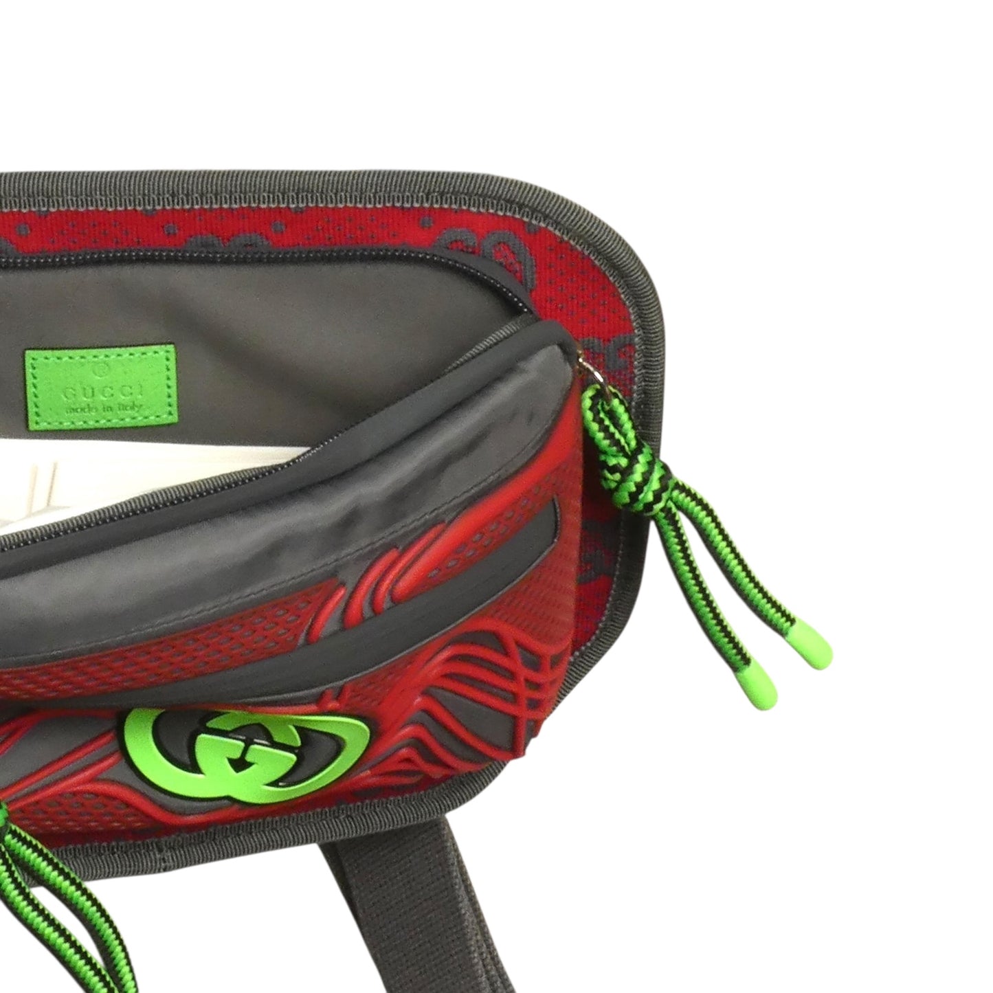 GUCCI- NWT Red & Grey Sporty Waist Bag