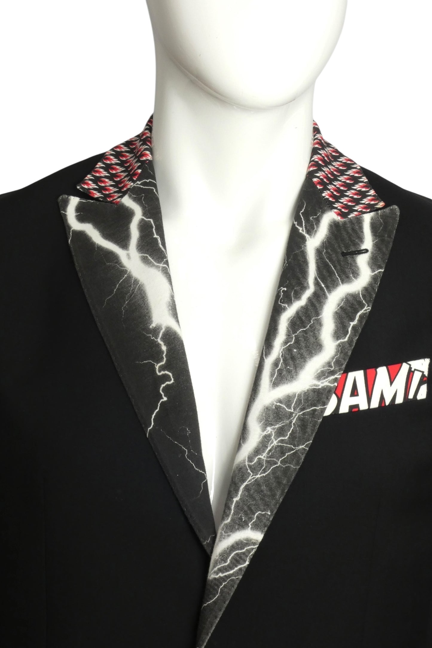 MOSCHINO- 30th Anniversary Black Blazer, Size Large