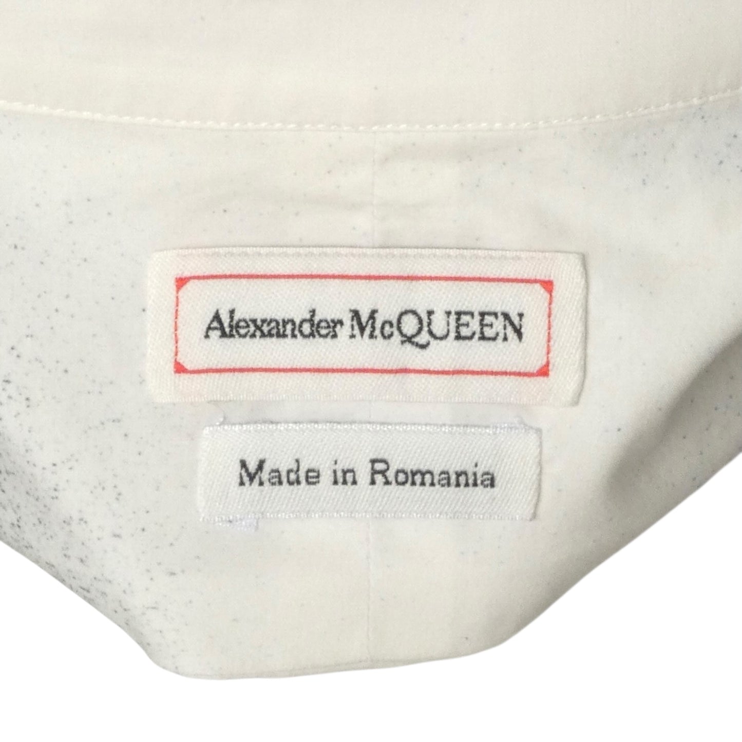 ALEXANDER MCQUEEN- 2022 L/S Spray Paint Cotton Shirt, Size Large