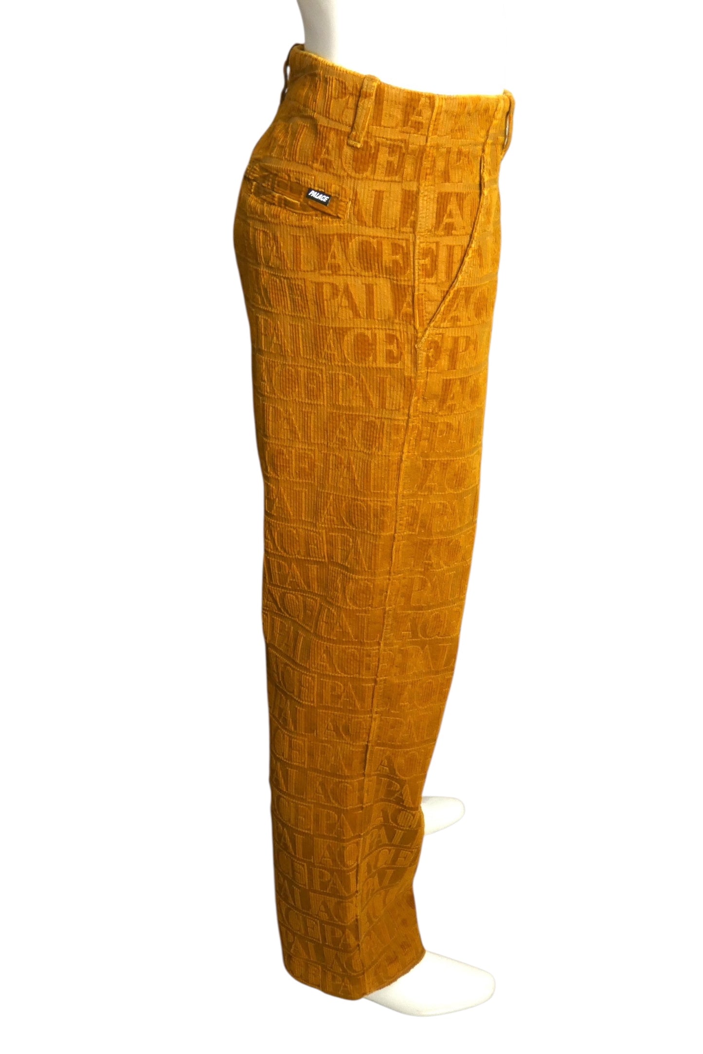 PALACE- Mustard Bossy Corduroy Trousers, Waist-38"