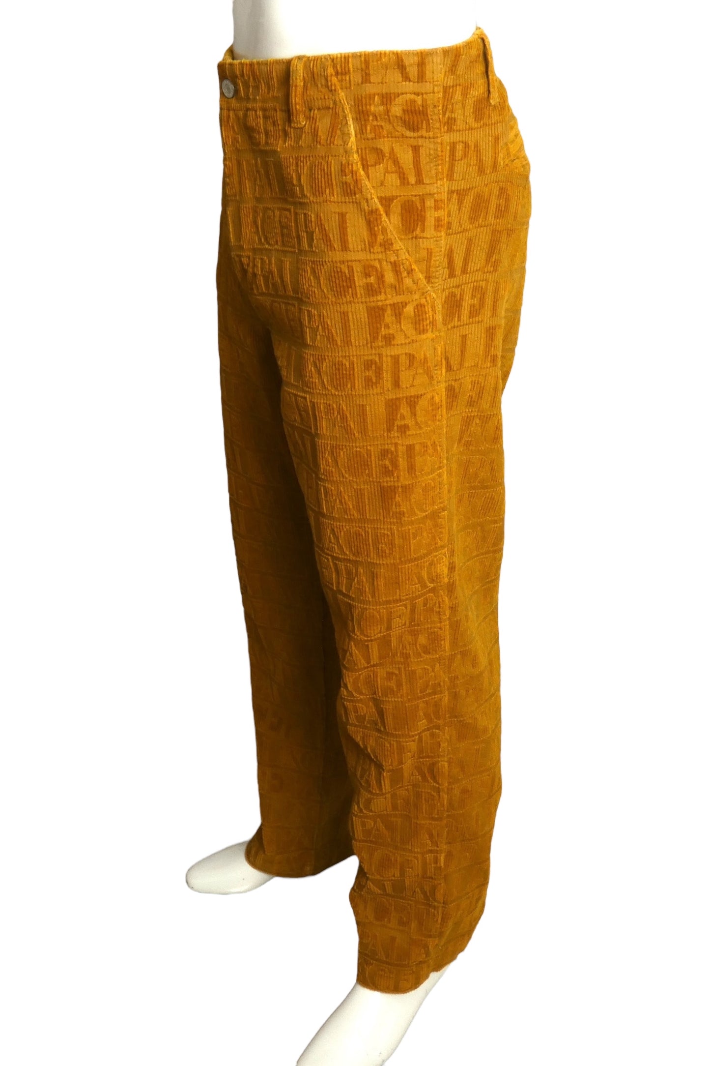 PALACE- Mustard Bossy Corduroy Trousers, Waist-38"