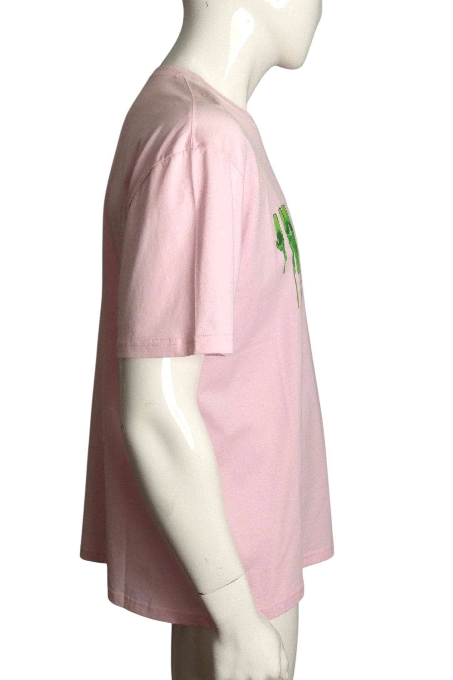 JW ANDERSON- 2022 Pink Graphic Print T-Shirt, Size XL