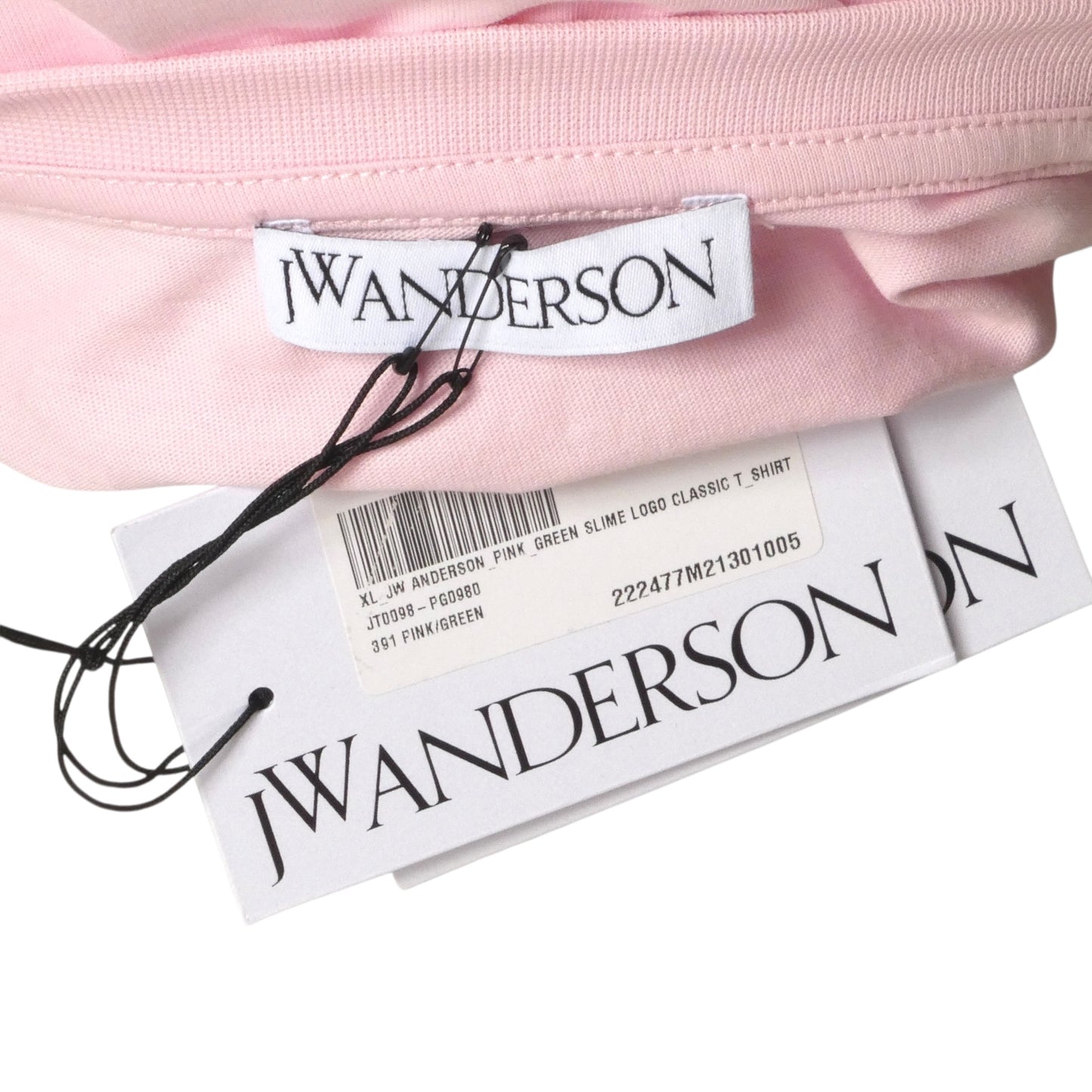 JW ANDERSON- 2022 Pink Graphic Print T-Shirt, Size XL