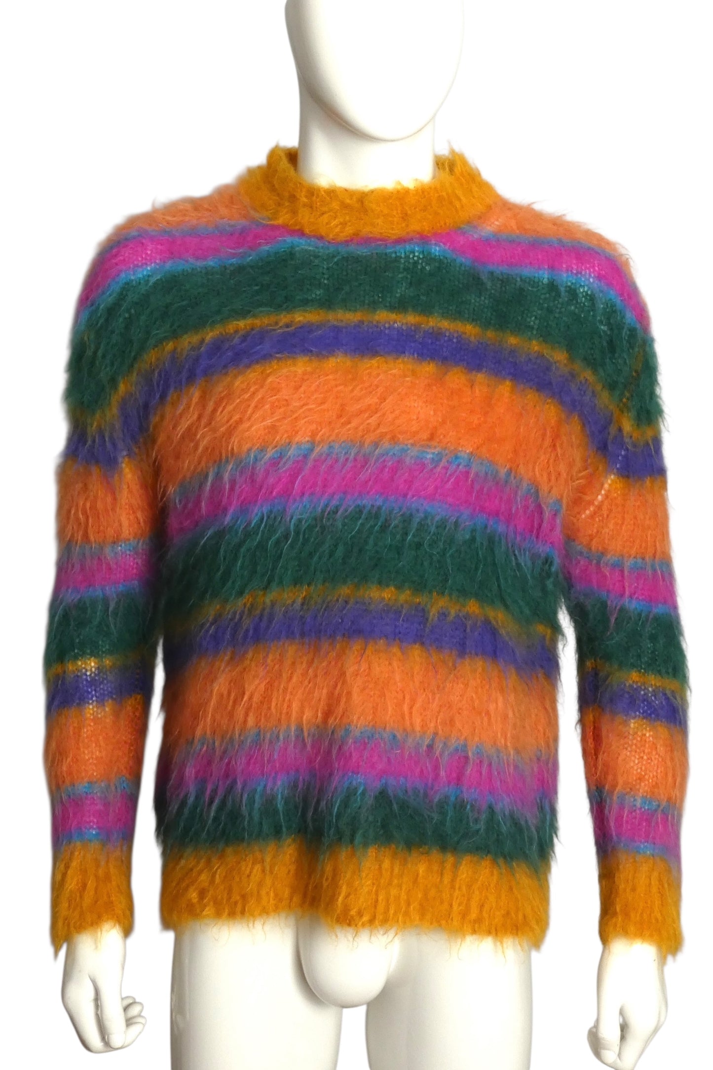 MARNI- 2022 Stripe Mohair Sweater, Size Medium