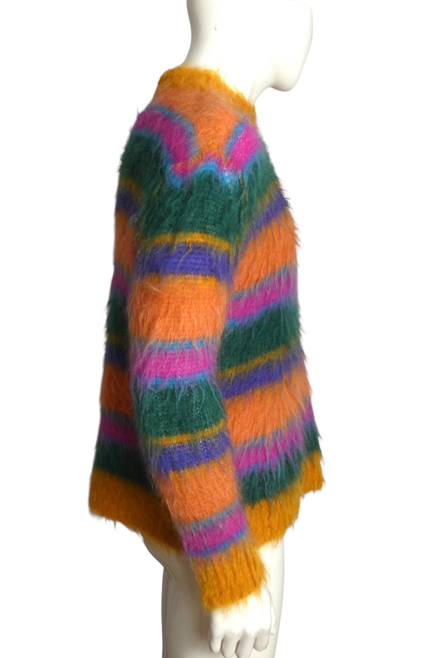 MARNI- 2022 Stripe Mohair Sweater, Size Medium