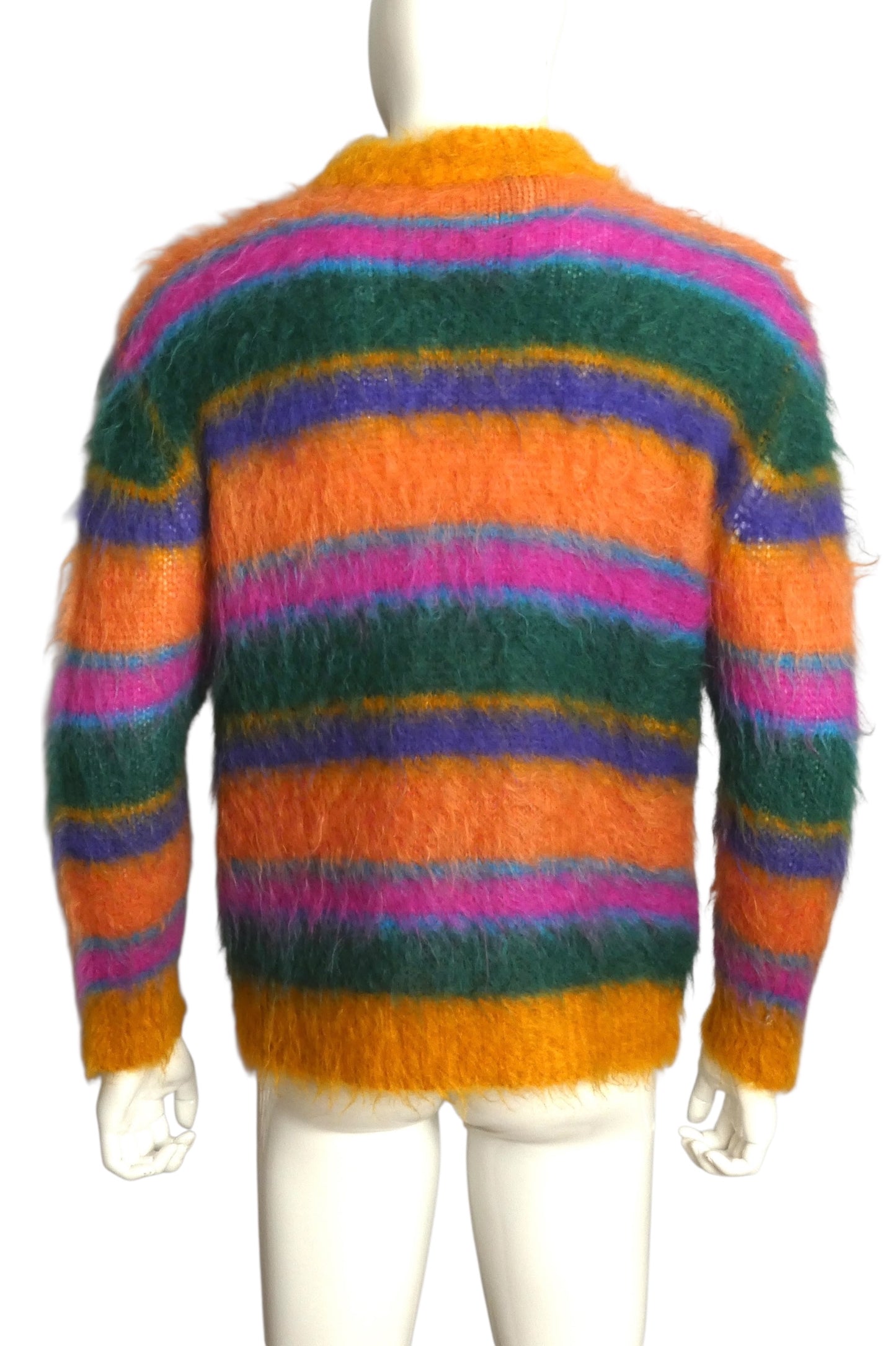MARNI- 2022 Stripe Mohair Sweater, Size Medium