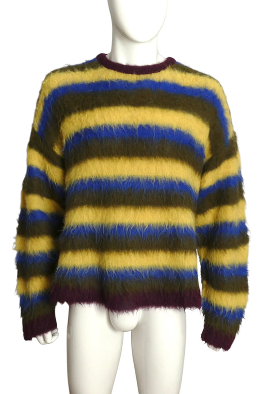 BRAIN DEAD- Multi Color Alpaca Sweater, Size Large