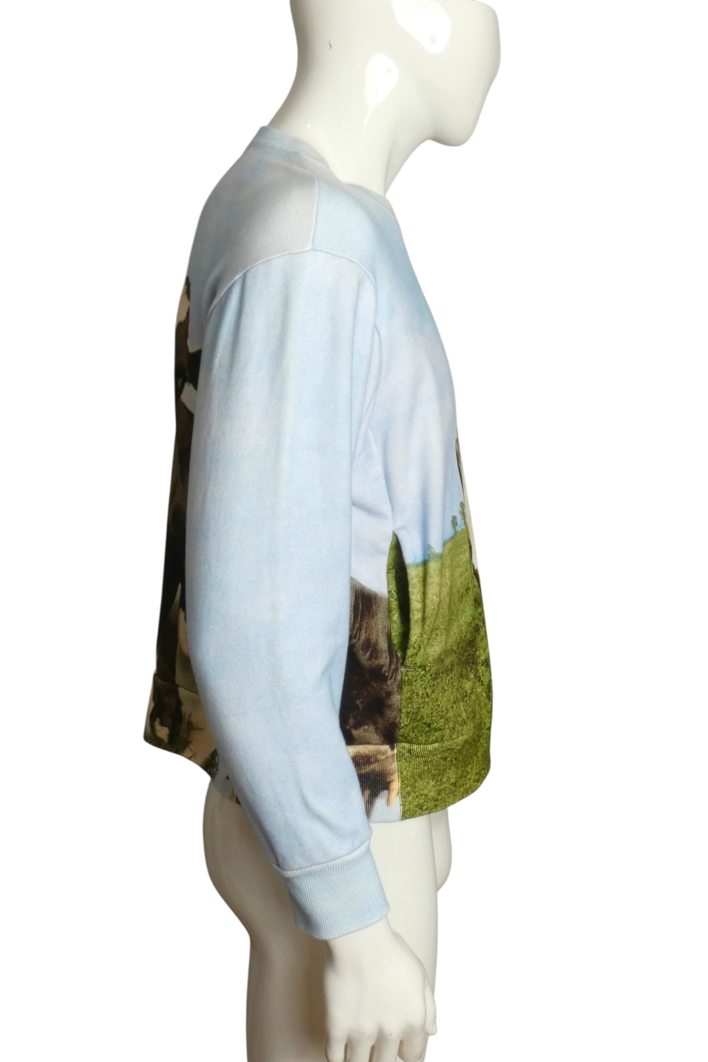 UNDERCOVER- 2023 Cow Print Cotton Sweatshirt, Size Medium