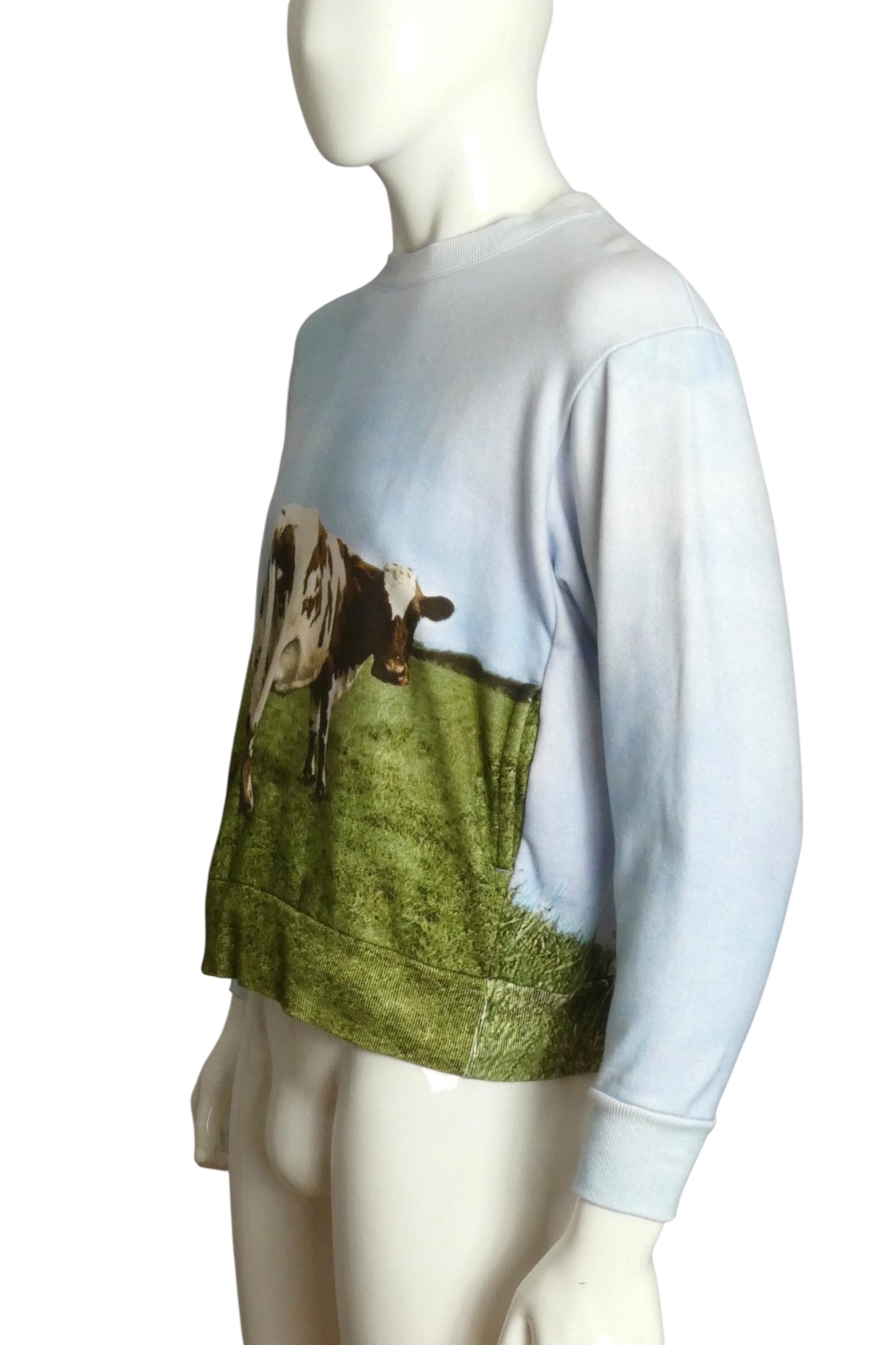 UNDERCOVER- 2023 Cow Print Cotton Sweatshirt, Size Medium
