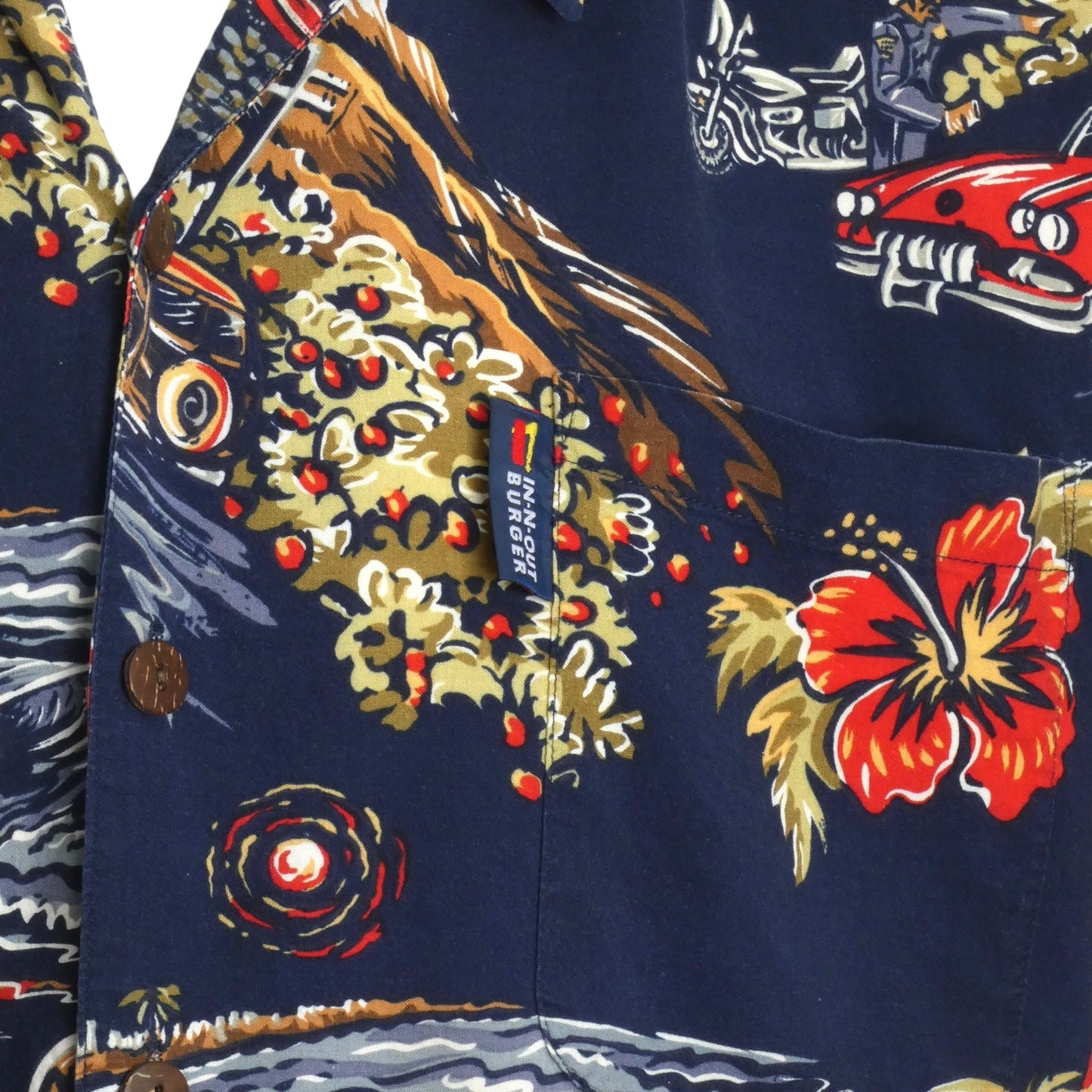 IN-N-OUT Graphic Print S/S Shirt, Size 2XL