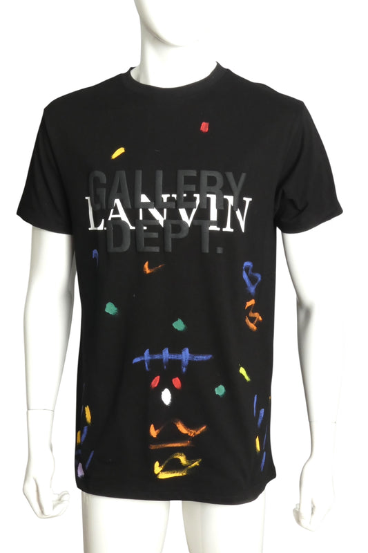 GALLERY DEPT X LANVIN- Painted Cotton T-Shirt, Size Medium
