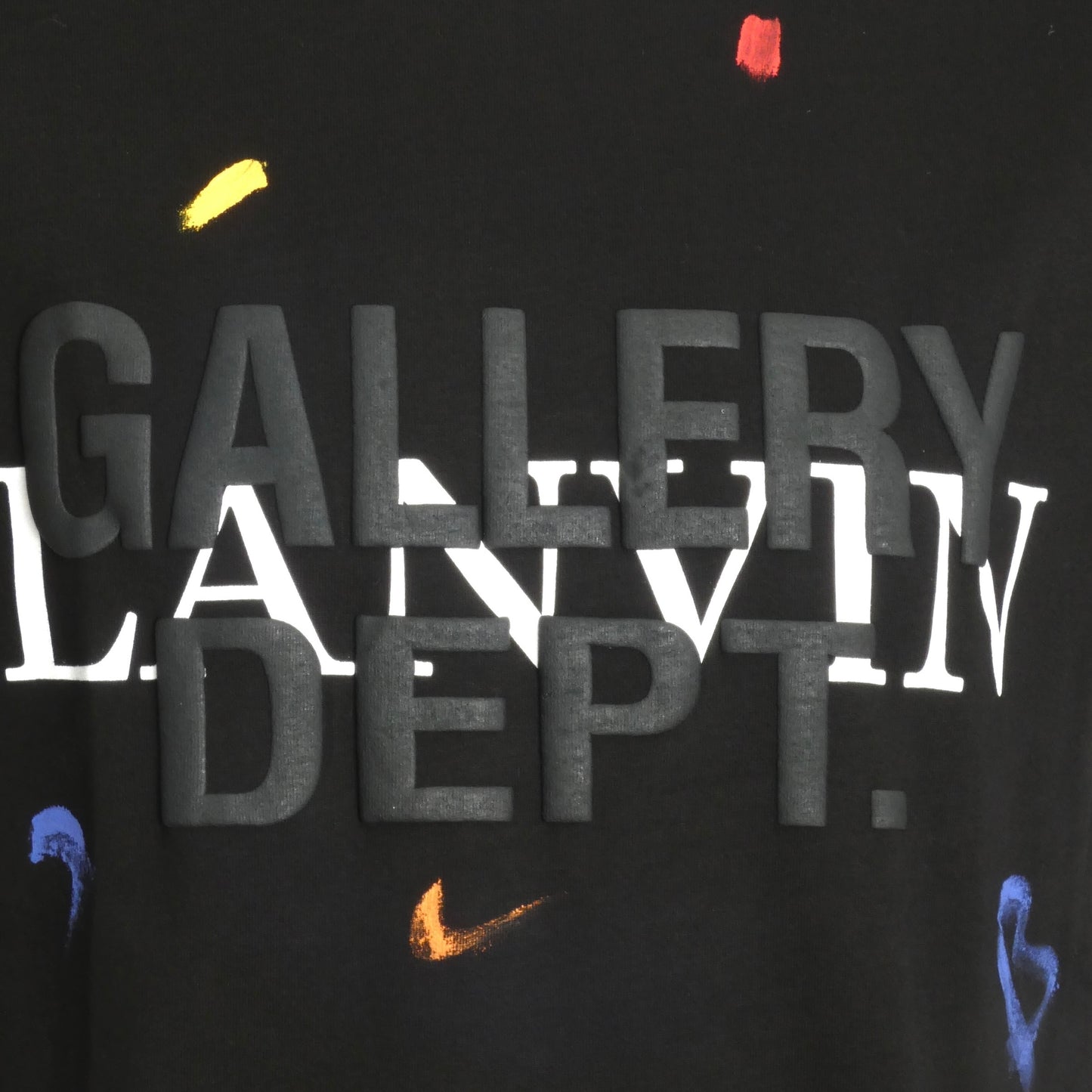 GALLERY DEPT X LANVIN- Painted Cotton T-Shirt, Size Medium
