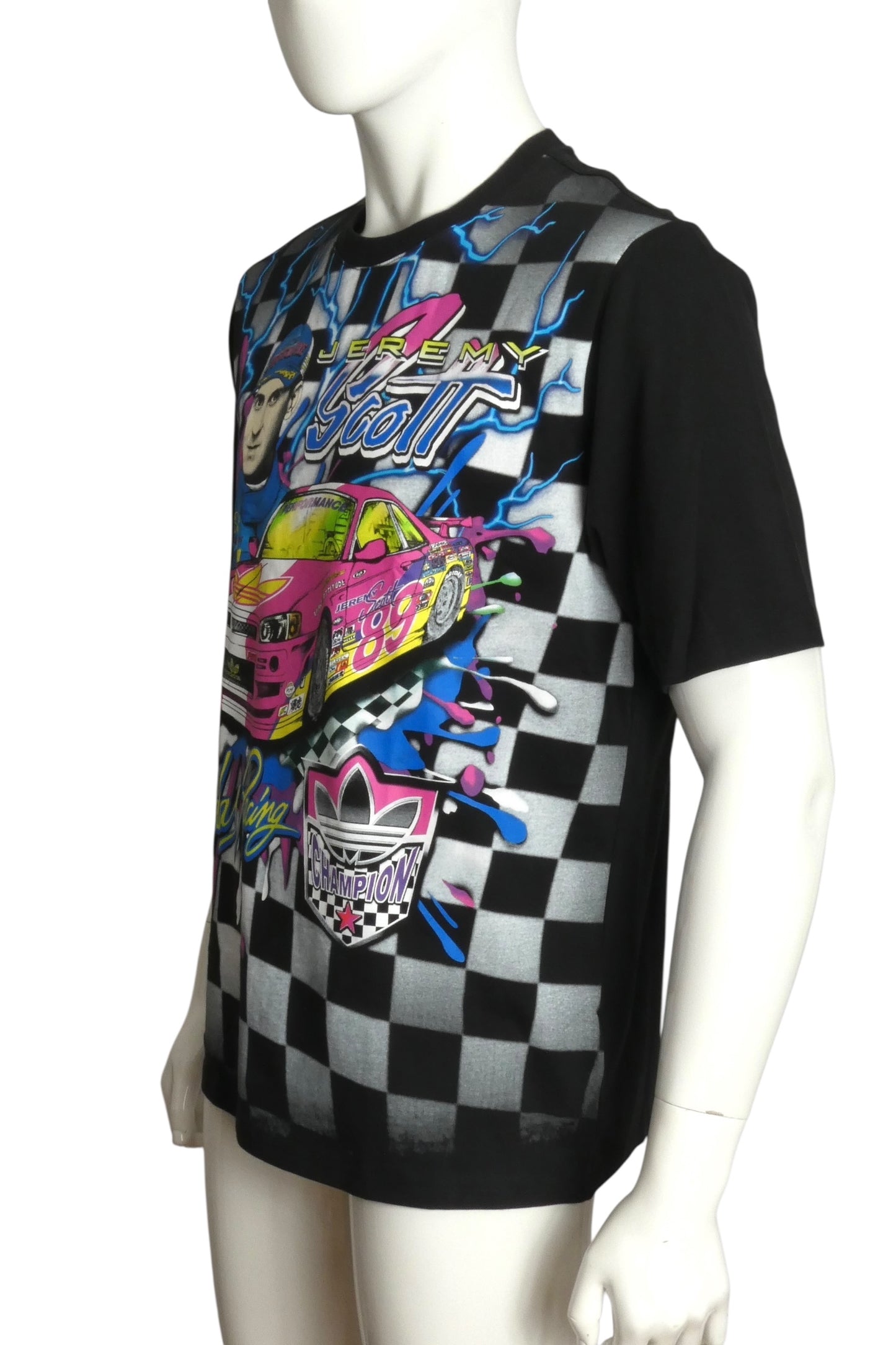 ADIDAS X JEREMY SCOTT- NWT 2022 Adidas Racing T-Shirt, Size Small