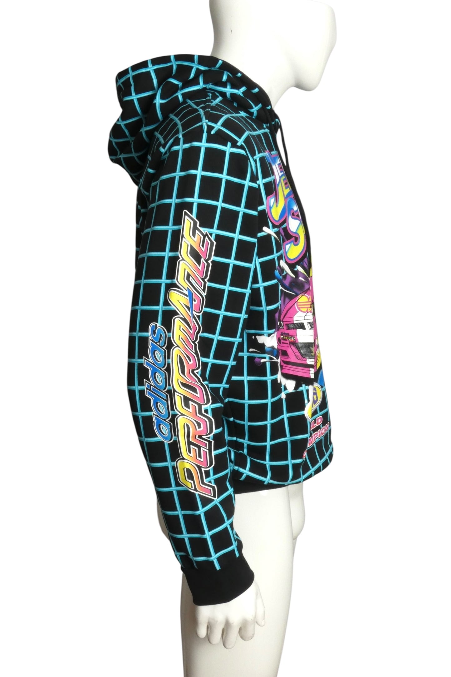 JEREMY SCOTT X ADIDAS- NWT 2022 Adidas Racing Hoodie, Size Small