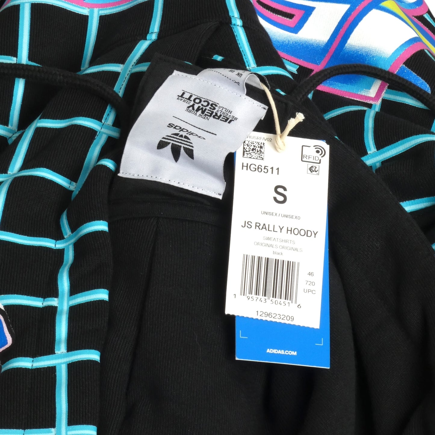 JEREMY SCOTT X ADIDAS- NWT 2022 Adidas Racing Hoodie, Size Small