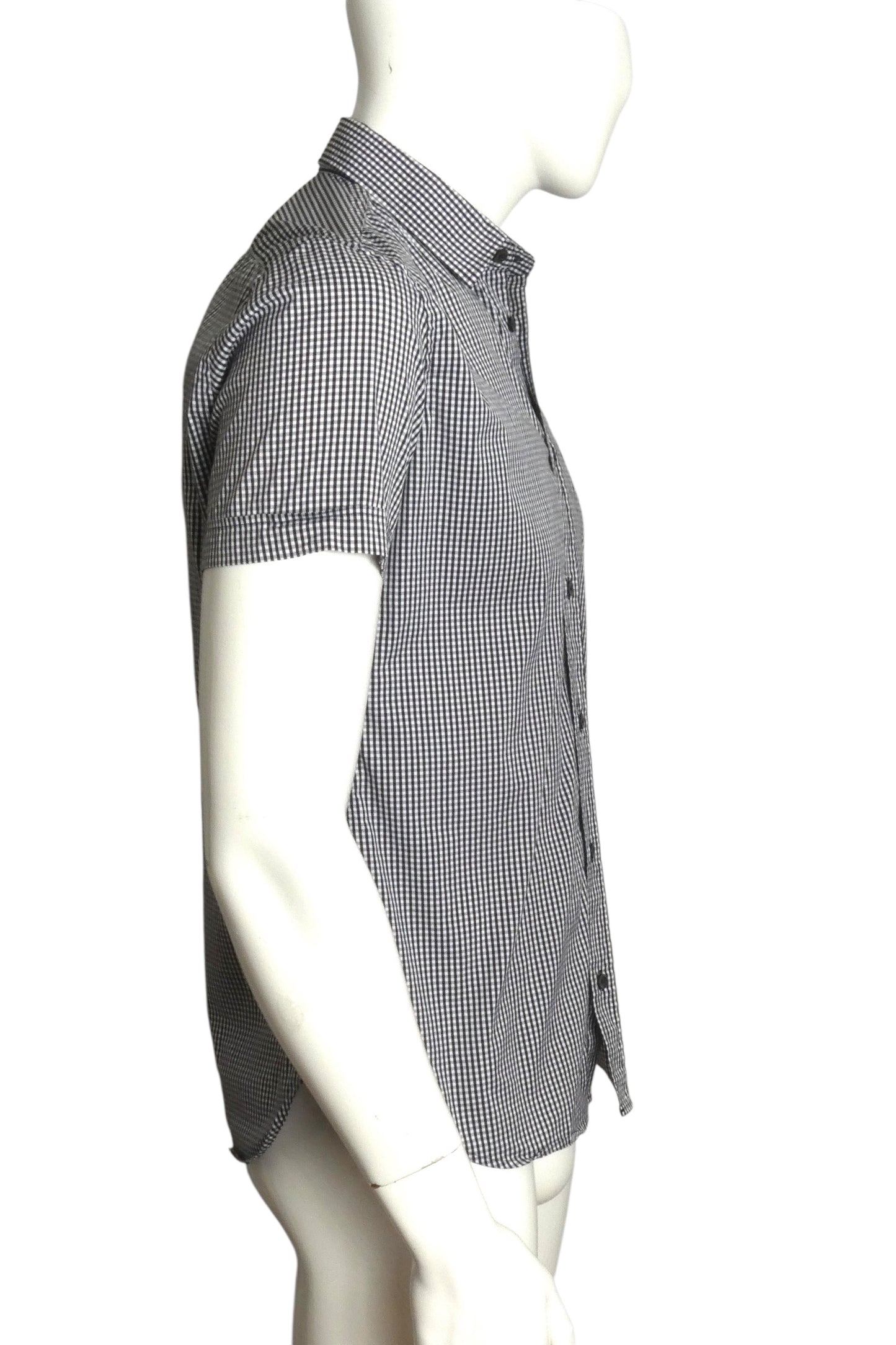 MOSCHINO- 30th Anniversary Gingham S/S Shirt, Size Medium