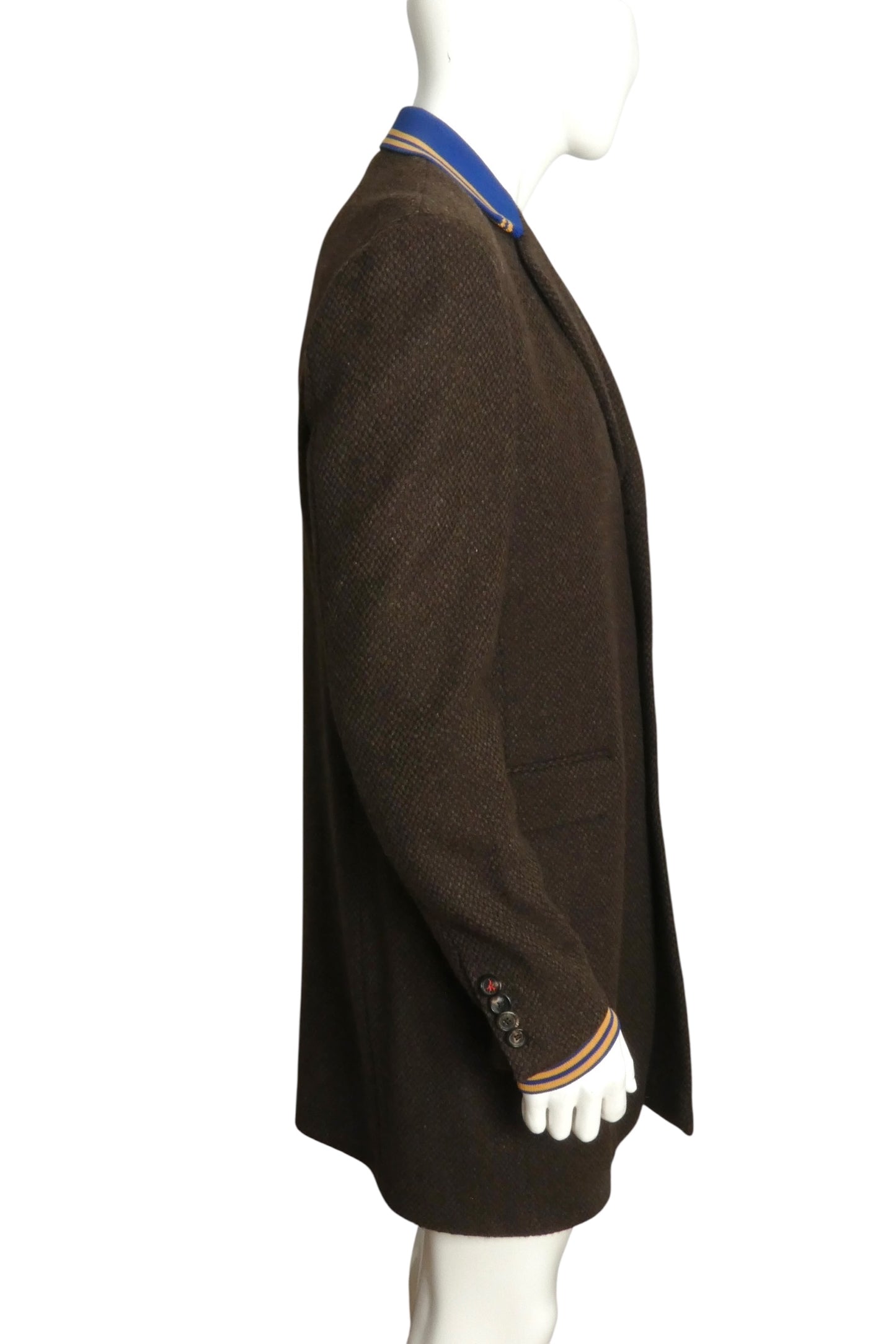 MOSCHINO- NWT Multi Color Wool & Knit Coat, Size XL