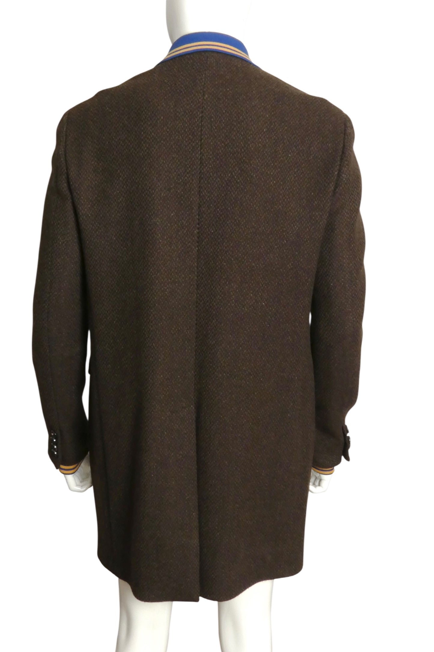 MOSCHINO- NWT Multi Color Wool & Knit Coat, Size XL