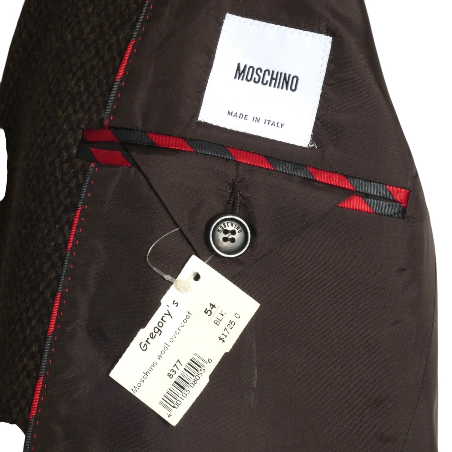 MOSCHINO- NWT Multi Color Wool & Knit Coat, Size XL