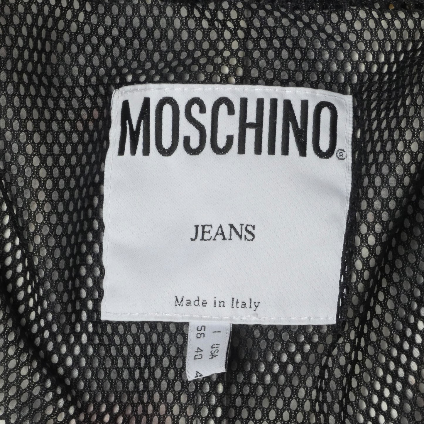 MOSCHINO JEANS- NWT Multi Color Printed Cotton Blazer, Size 2XL