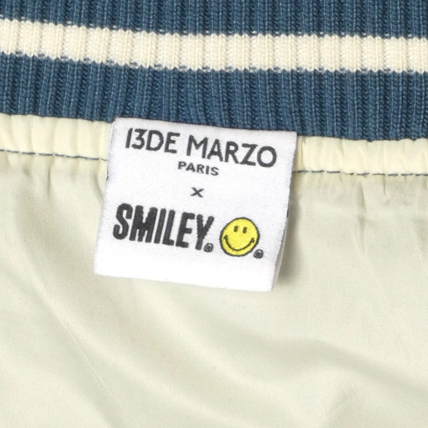 13DE MARZO X SMILEY- Varsity Bunny & Bear Jacket, Size Large