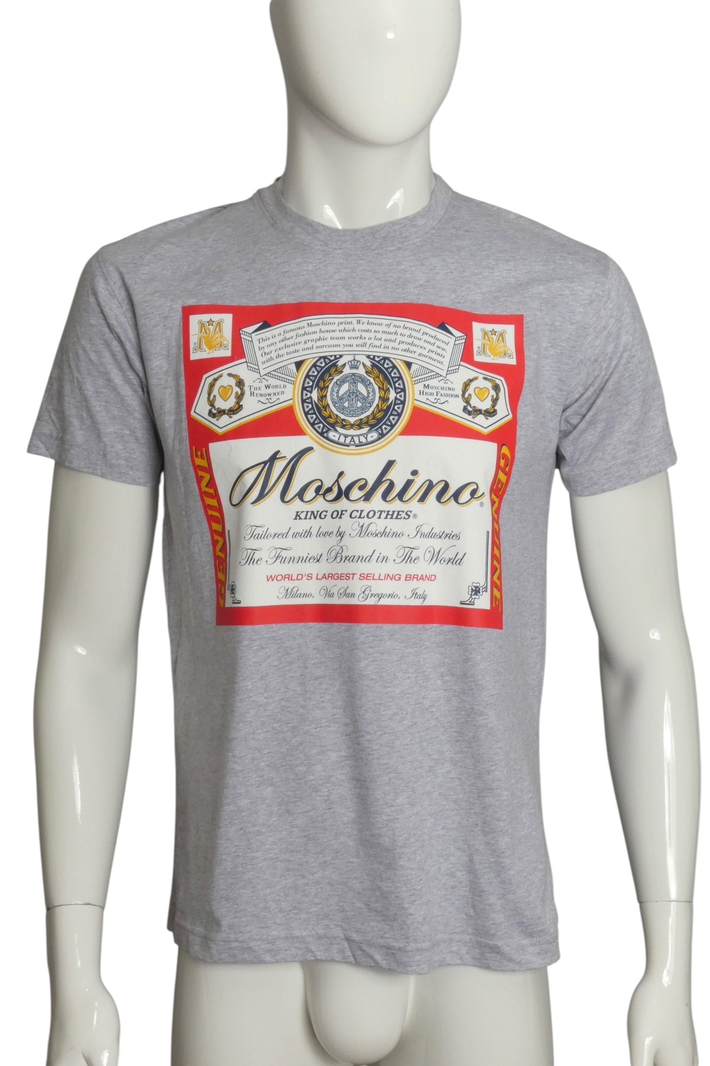 MOSCHINO COUTURE- NWT 2019 Graphic Print T-Shirt, Size Small