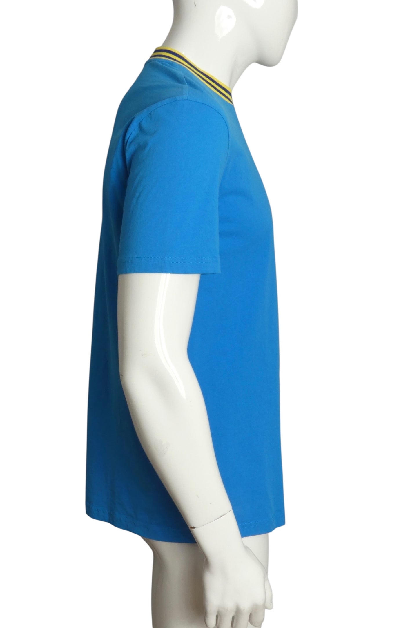 MOSCHINO COUTURE- 2022 Blue Letterman T-Shirt, Size Medium