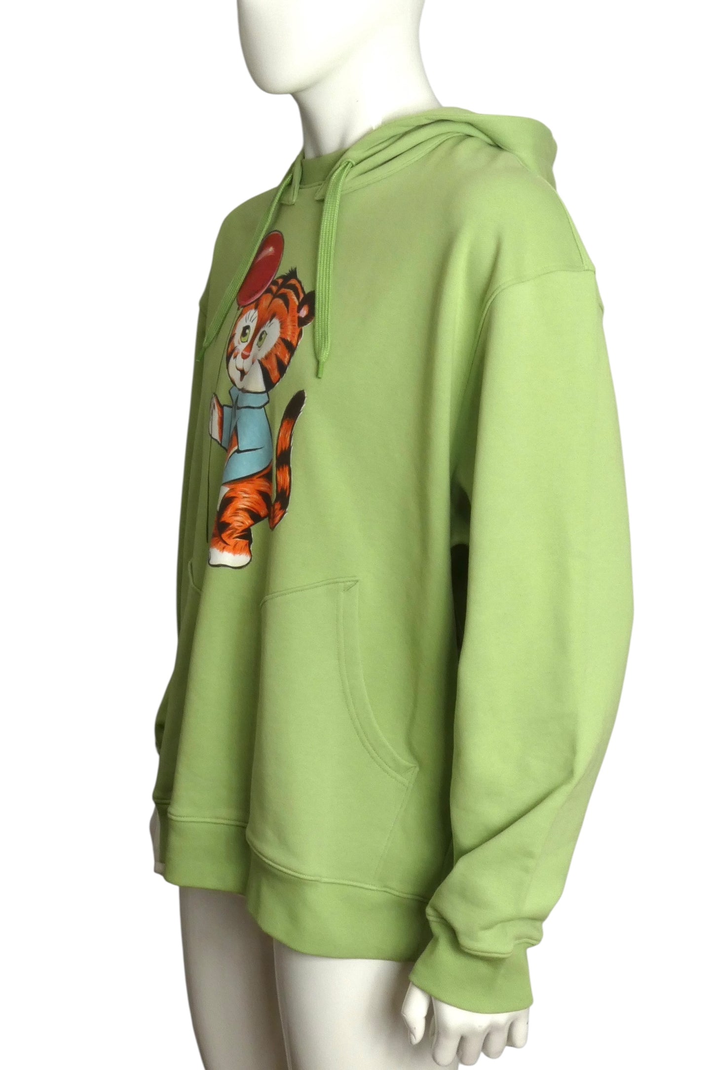 MOSCHINO COUTURE- NWT 2022 Baby Tiger Screen Print Hoodie, Size Large