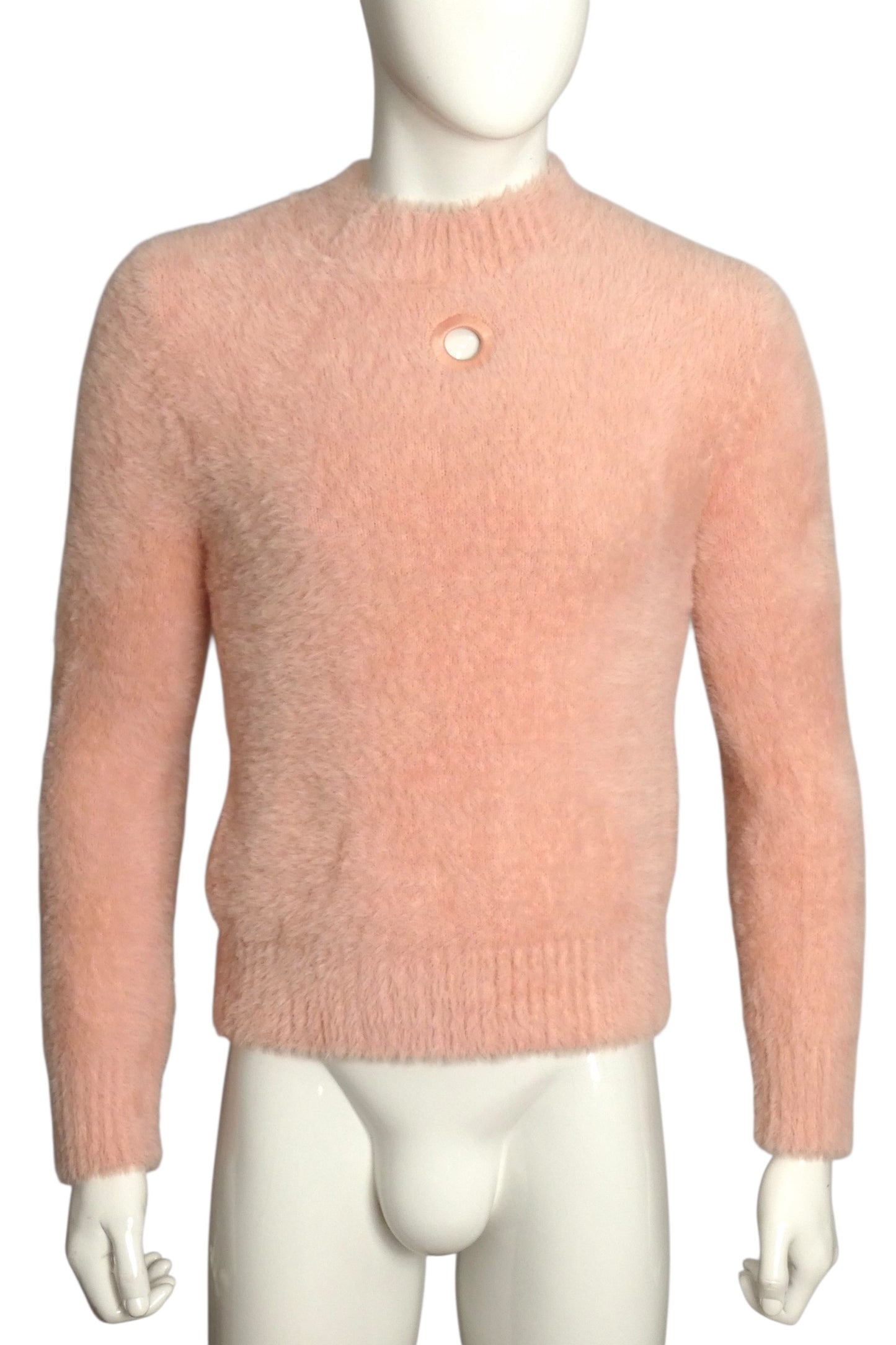 CRAIG GREEN- Pink Fuzzy Knit Sweater, Size XS