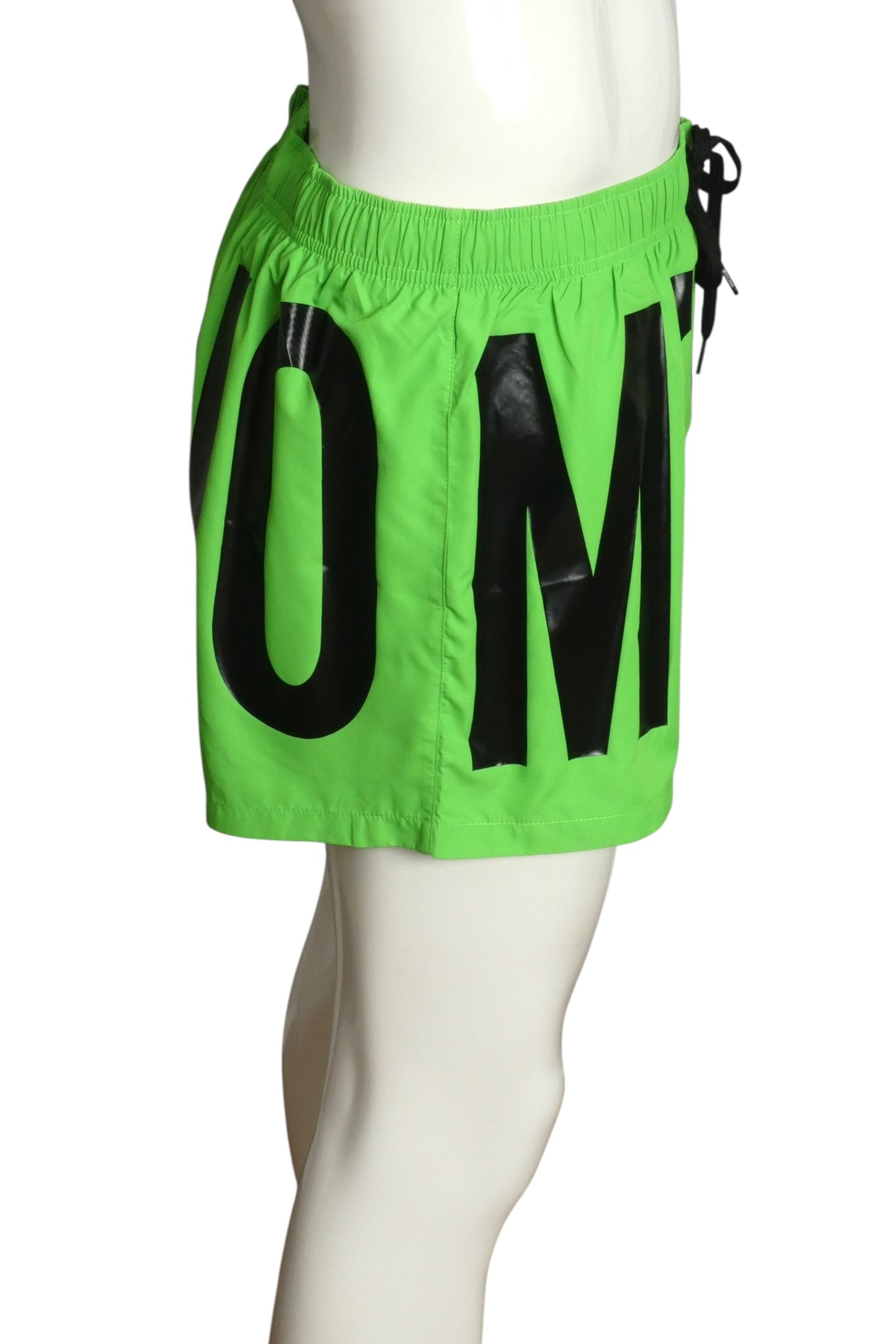 MOSCHINO SWIM- NWT Green Fluorescent Swim Trunks, Size Large