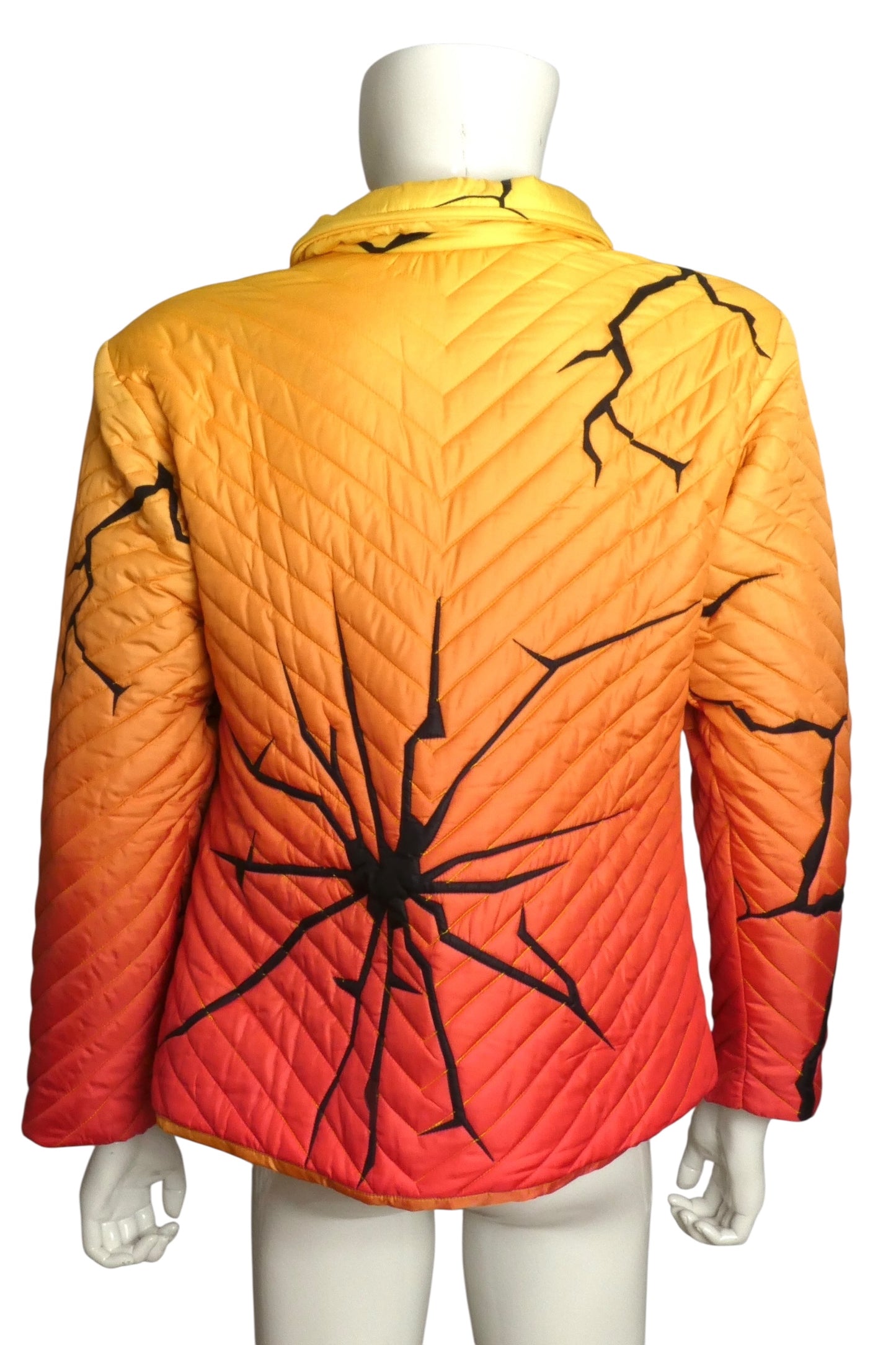 GUCCI VAULT X HOUSE OF ERRORS- 2023 Cracked Glass Jacket, Size XL