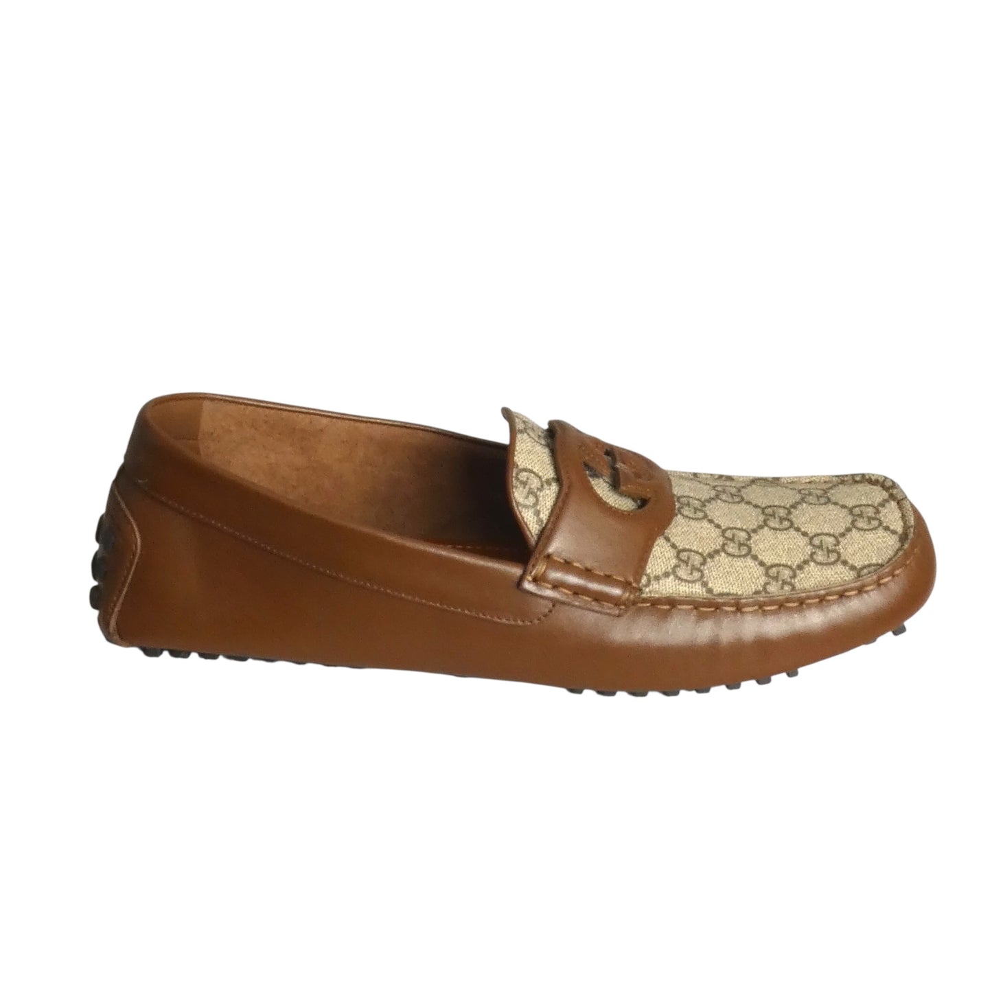 GUCCI- Supreme Leather Driving Moccasins, Size 10.5
