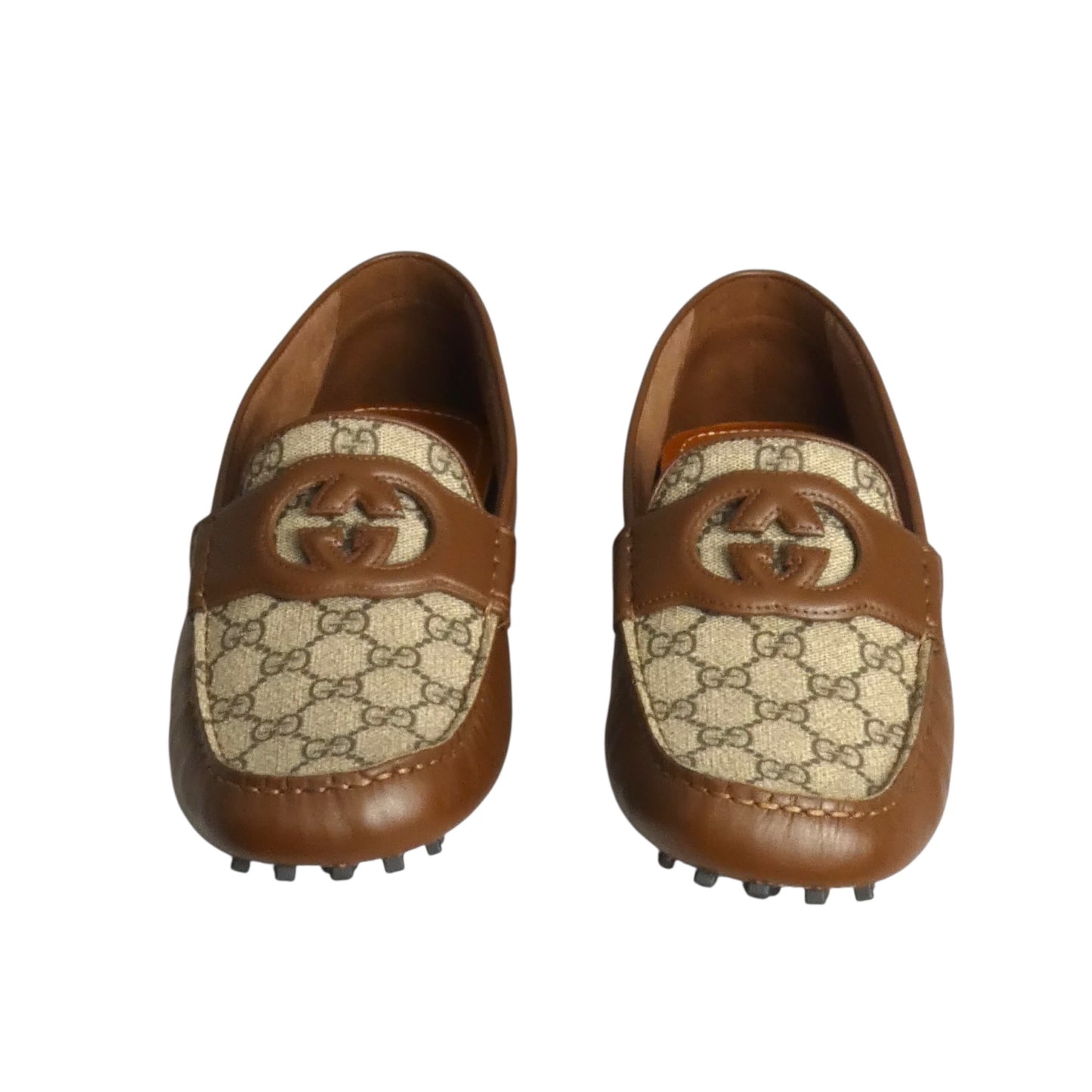GUCCI- Supreme Leather Driving Moccasins, Size 10.5