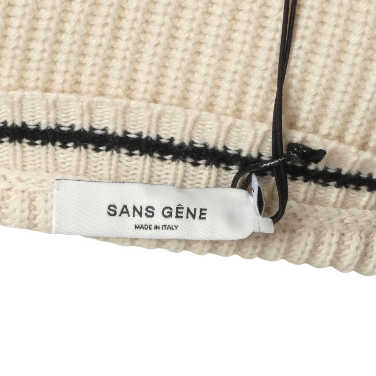 SANS GENE-NWT Ivory Oversized Cable Knit Sweater Vest, Size Large