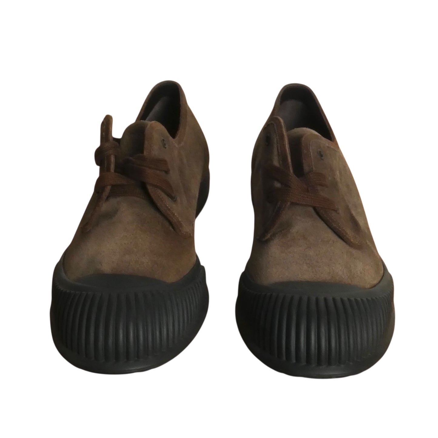 PRADA-2016 Suede Lace Up Sneakers, Size-11