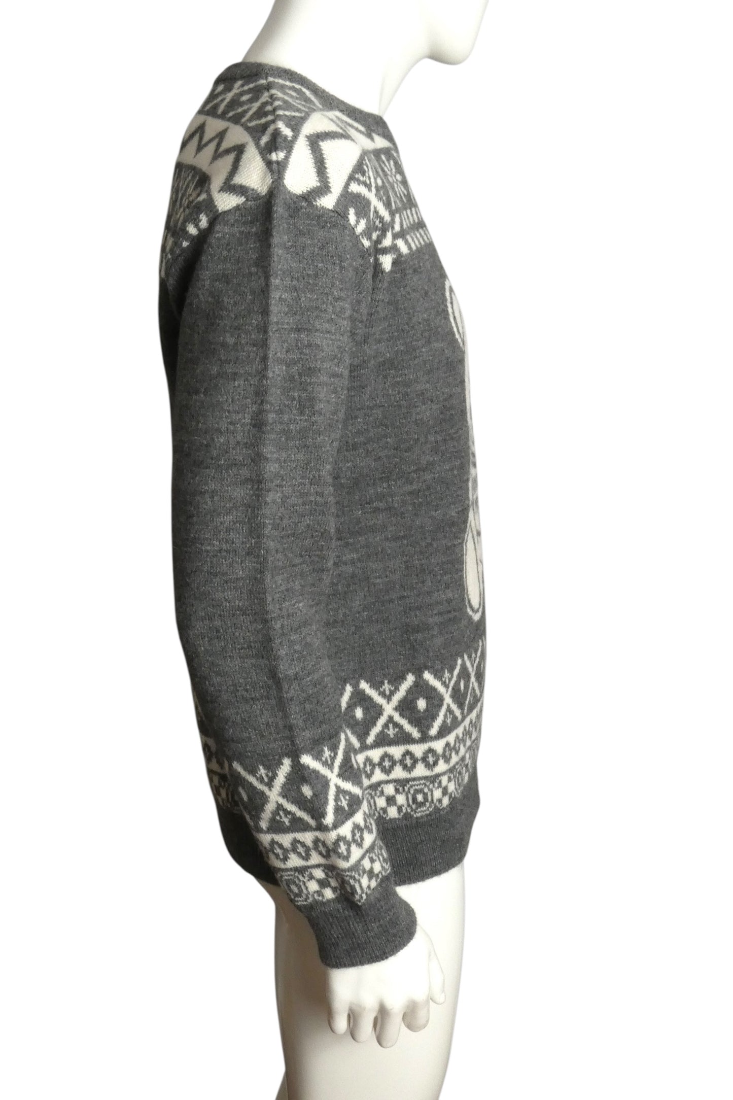 MOSCHINO COUTURE- 2019 Teddy Bear Winter Sweater, Size Medium