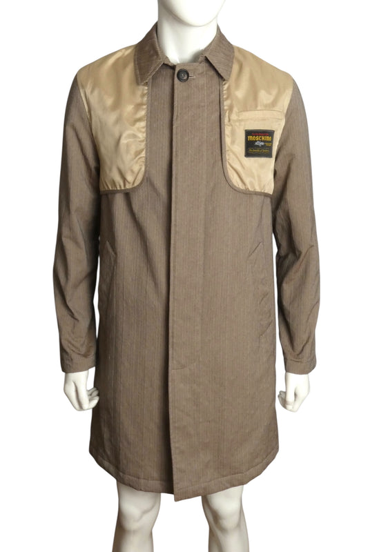 MOSCHINO COUTURE- NWT 2023 Inside/Out Overcoat, Size Medium