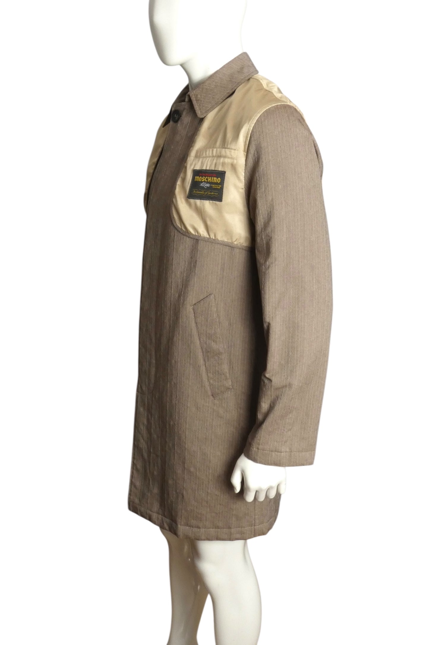 MOSCHINO COUTURE- NWT 2023 Inside/Out Overcoat, Size Medium