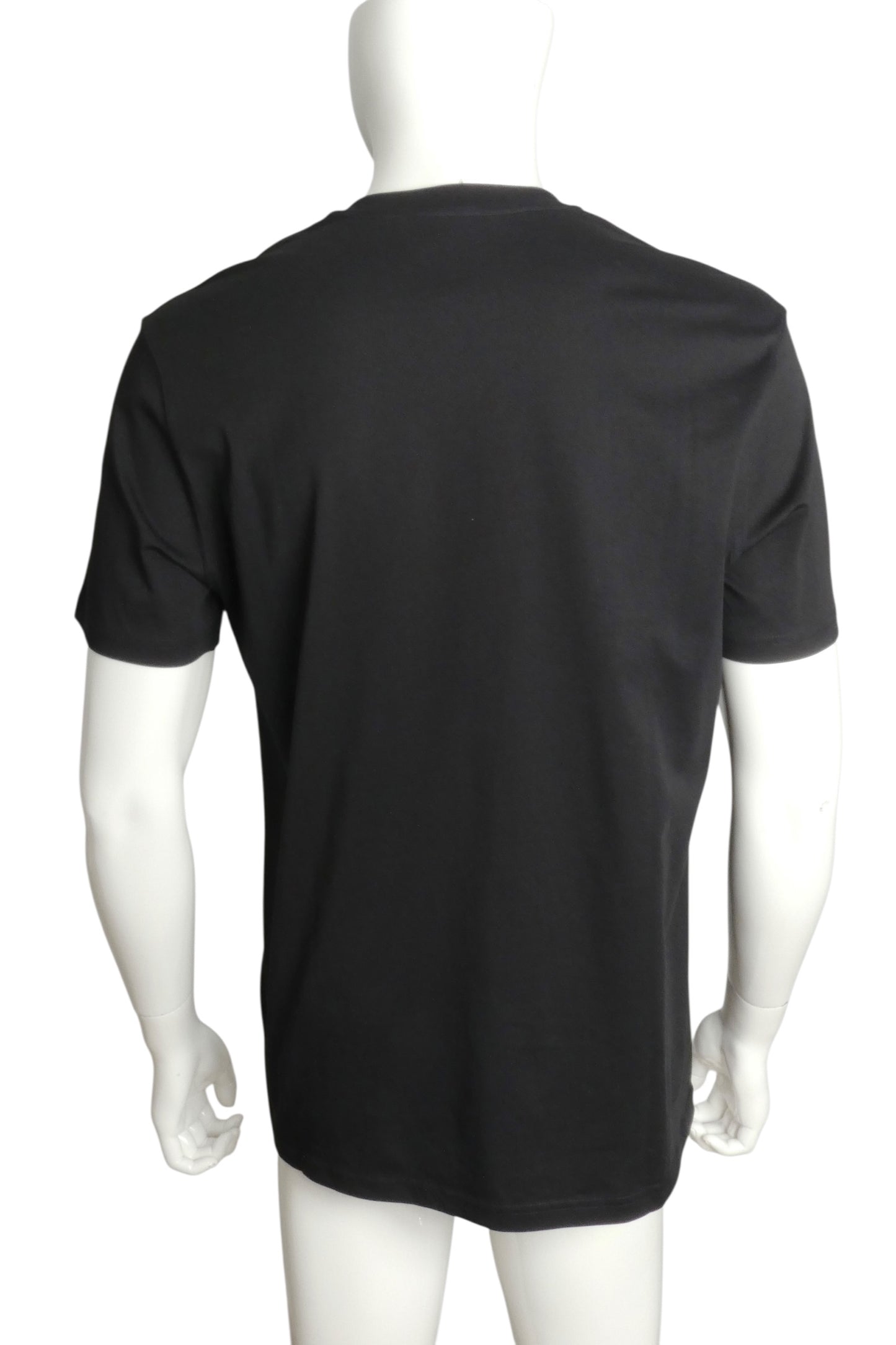 MOSCHINO COUTURE- NWT 2022 Black "Gilt Without Guilt" T-Shirt, Size Medium