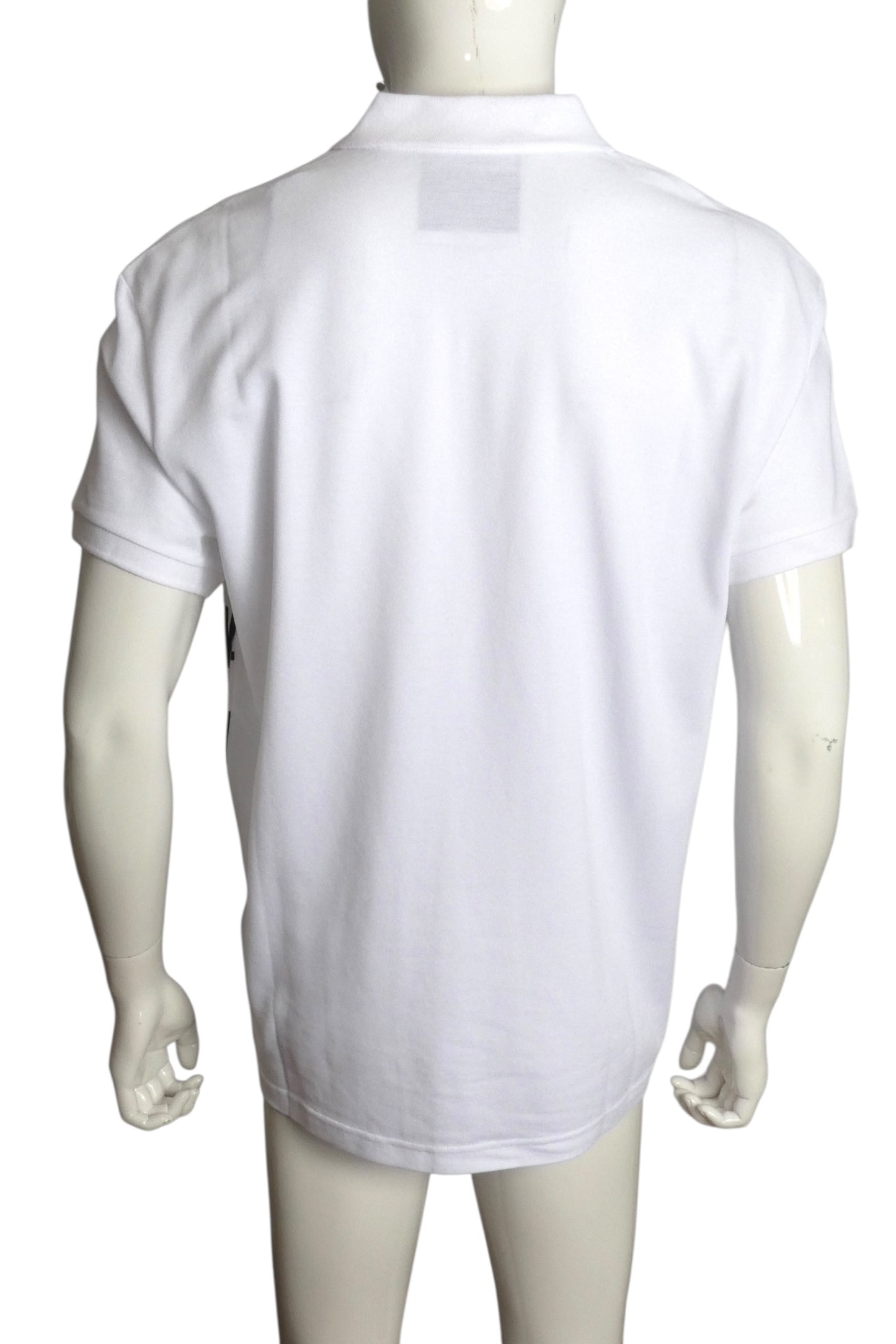 MOSCHINO COUTURE- NWT Graphic Print Polo S/S Shirt, Size Large