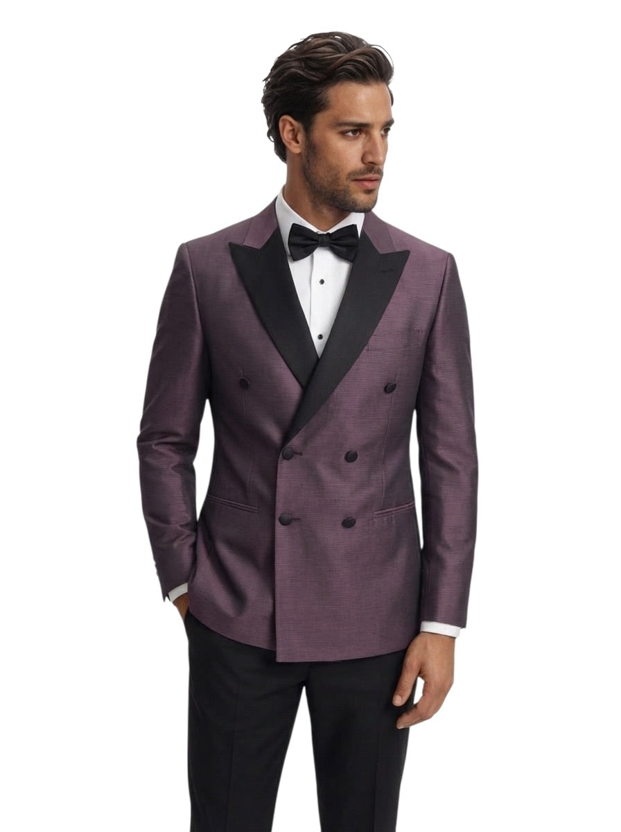 2000 Purple Silk Blazer, Size-Large