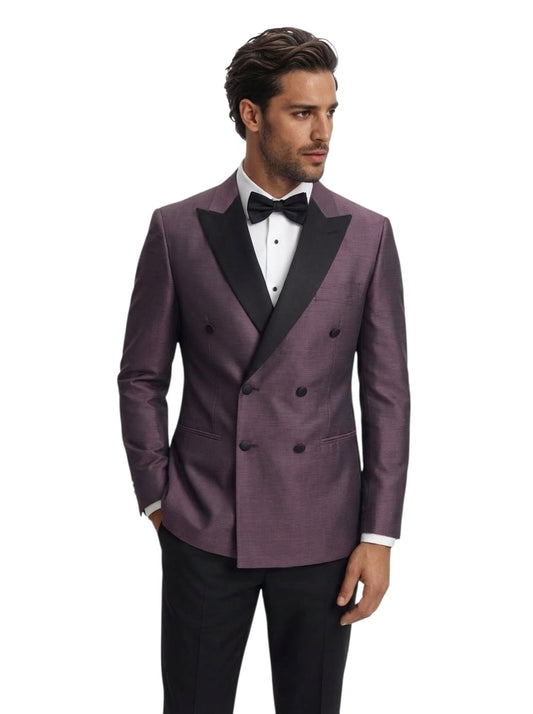 2000 Purple Silk Blazer, Size-Large